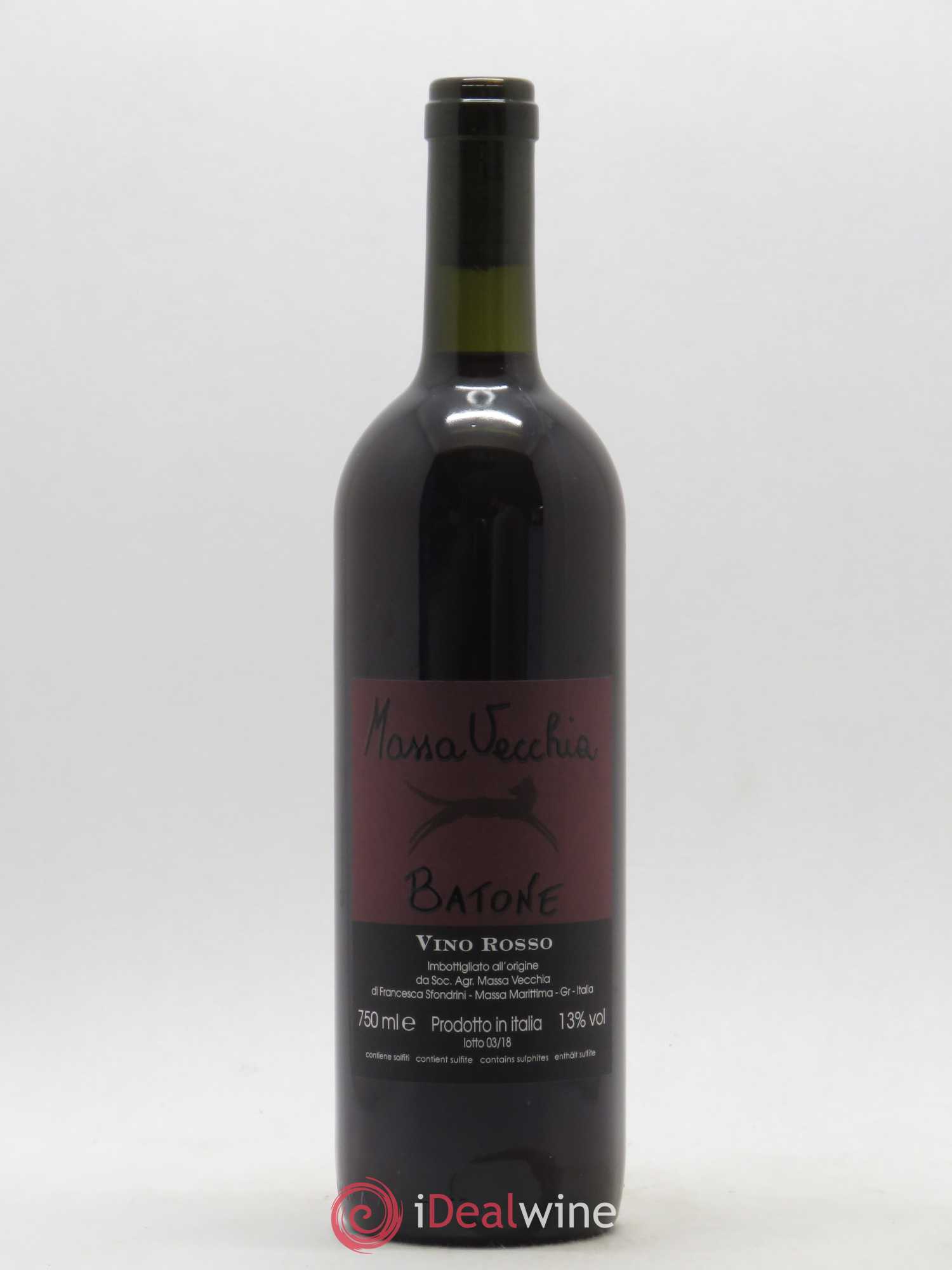 Toscana IGT Massa Vecchia Batone Rosso 2018 - Posten von 1 Flasche - 0
