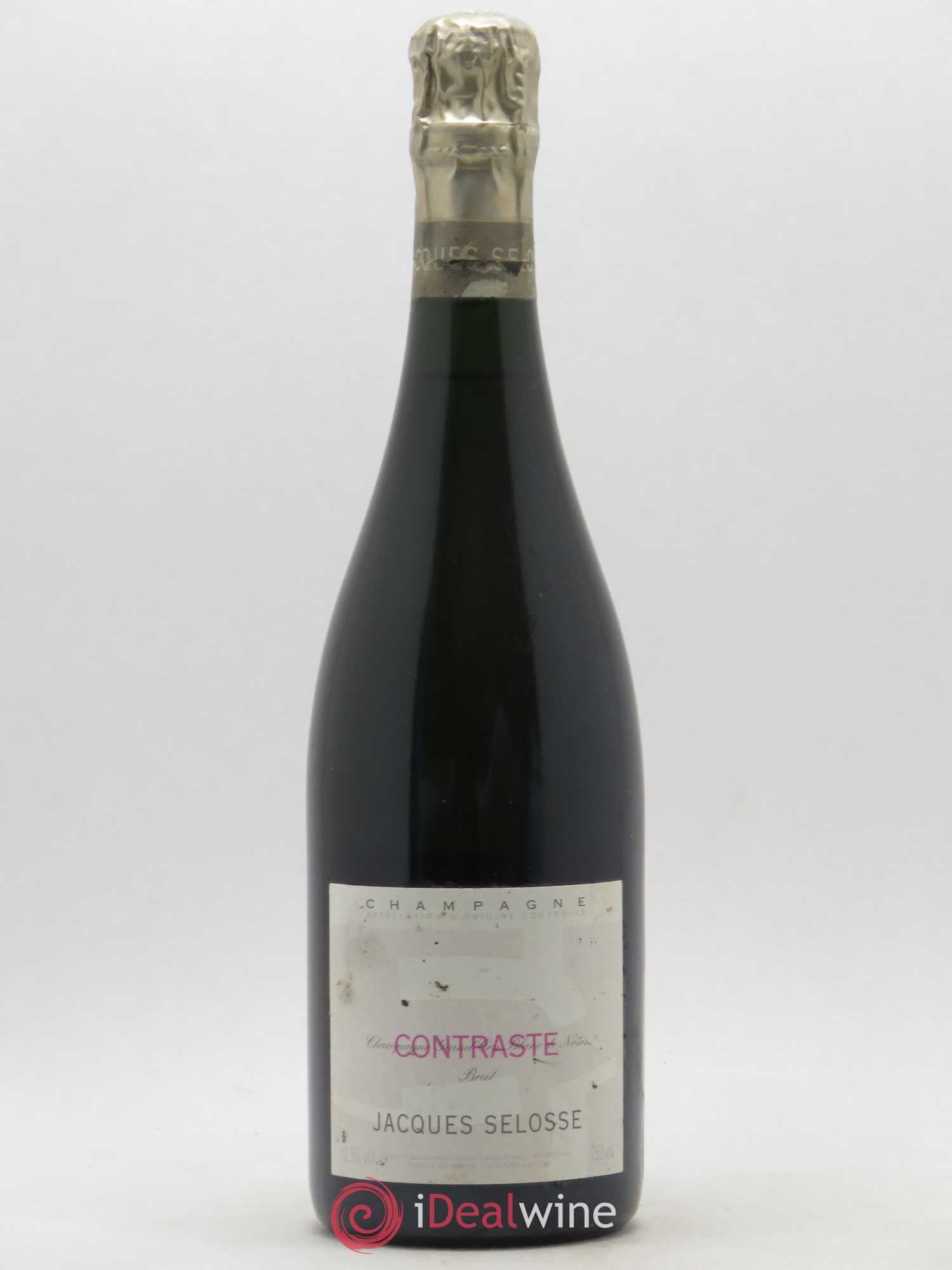 Contraste Blanc de Noirs Grand Cru Brut Jacques Selosse - Lot de 1 bouteille - 0