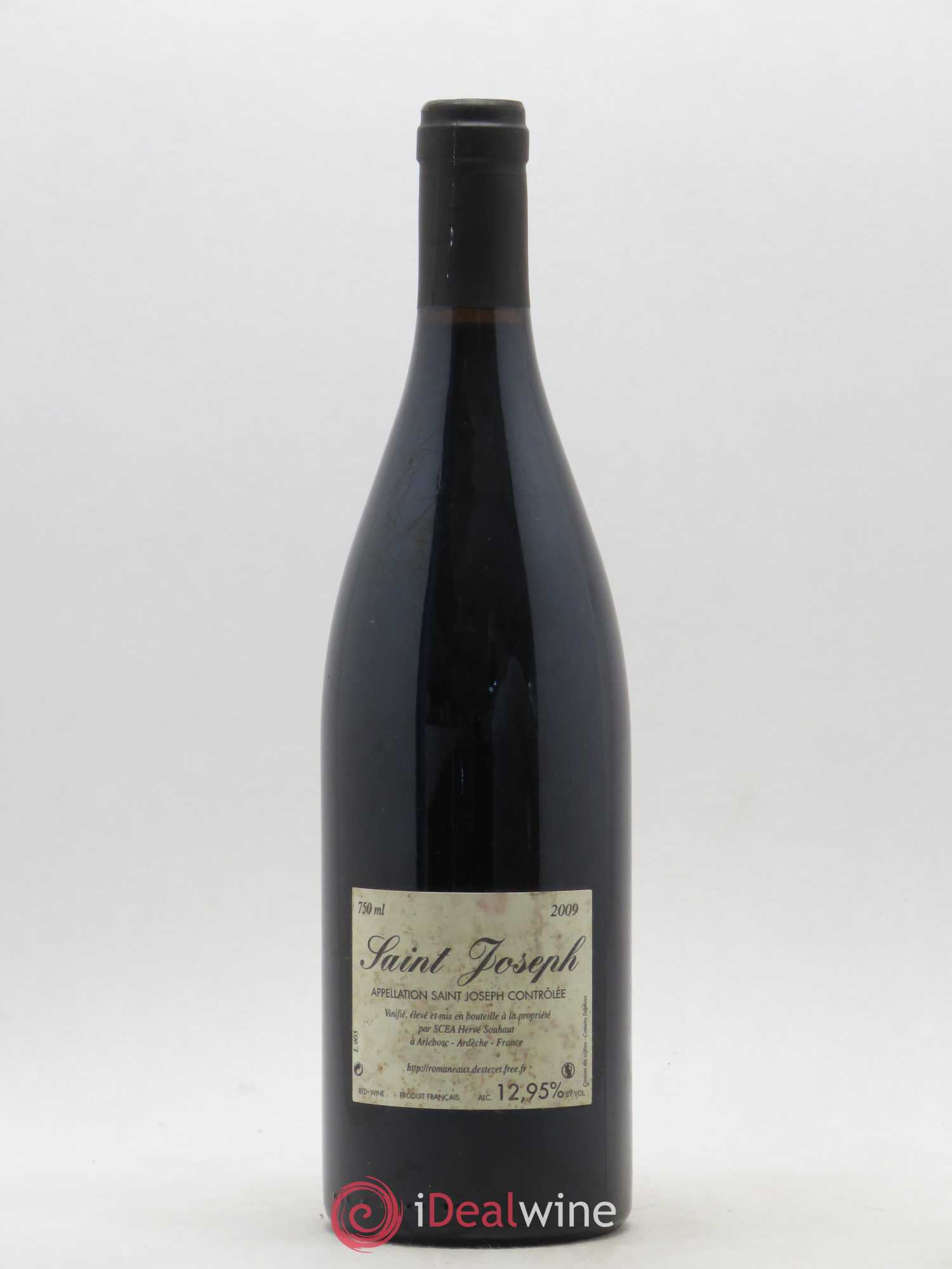 Saint-Joseph Sainte Epine Hervé Souhaut - Domaine Romaneaux-Destezet 2009 - Lot de 1 bouteille - 1