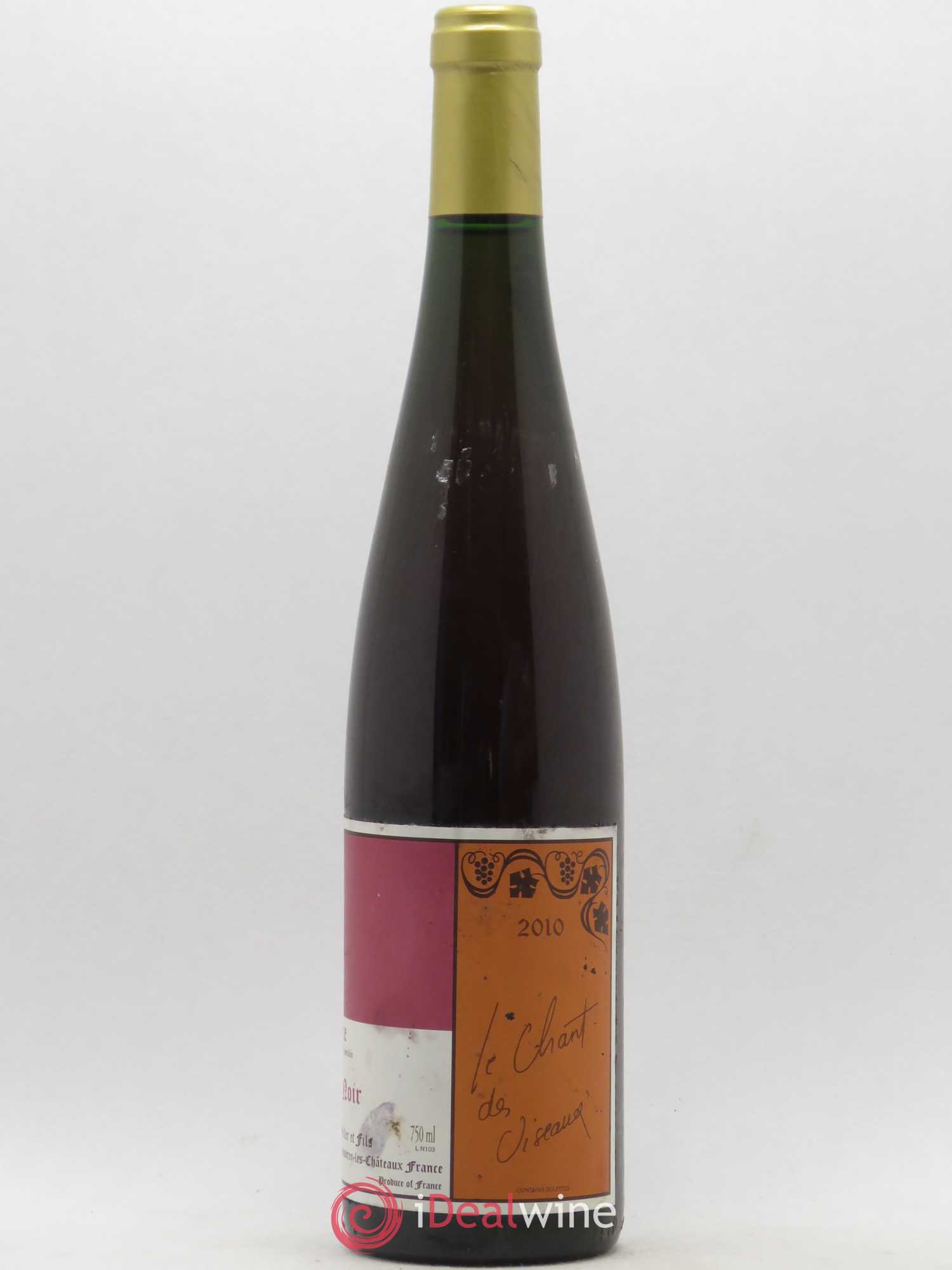 Alsace Pinot Noir Gérard Schueller (Domaine) Champ des Oiseaux 2010 - Lot de 1 bouteille - 1