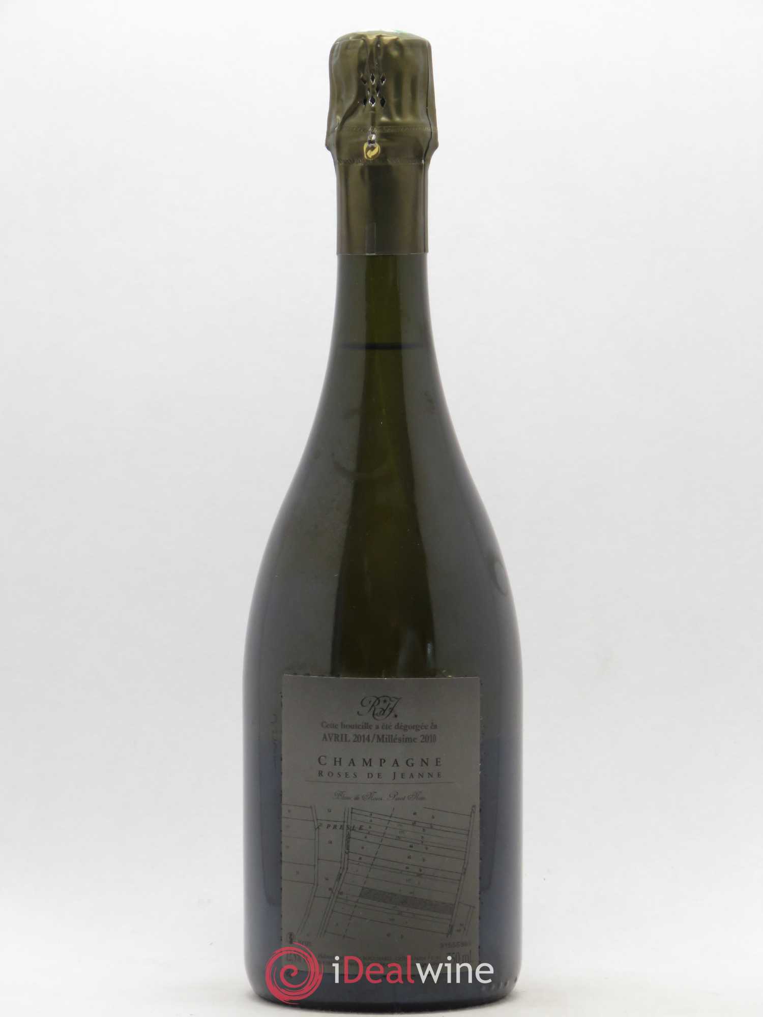 Roses de Jeanne Presle Blanc de Noirs Cédric Bouchard 2010 - Lot de 1 bouteille - 1