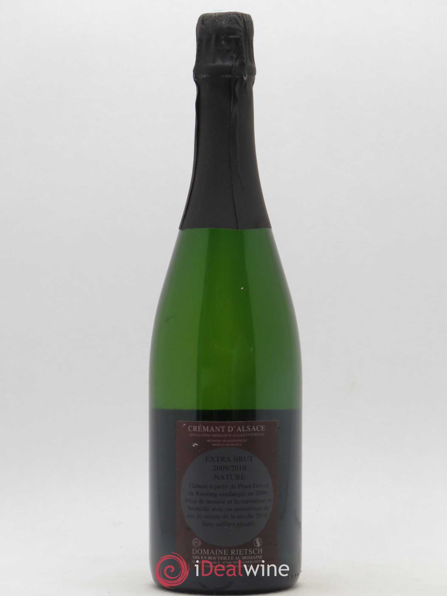 Crémant d'Alsace Extra-Brut Domaine Rietsch - Lot de 1 bouteille - 1