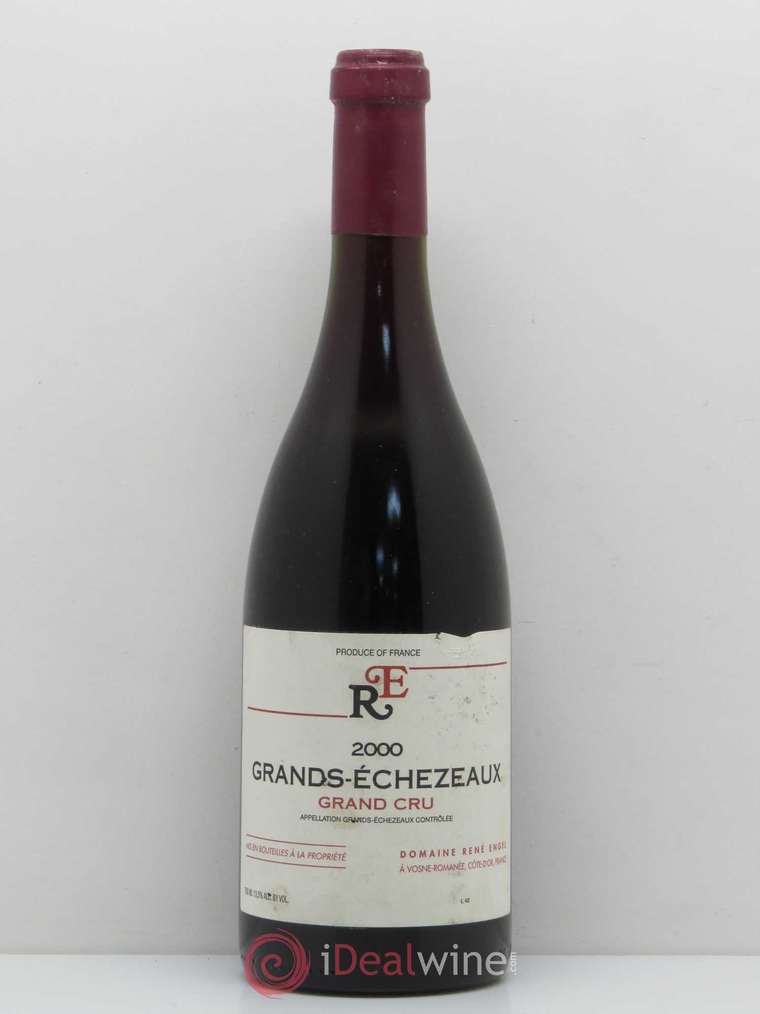 Grands-Echezeaux Grand Cru Domaine René Engel - Domaine Eugénie 2000 - Lot de 1 bouteille - 0