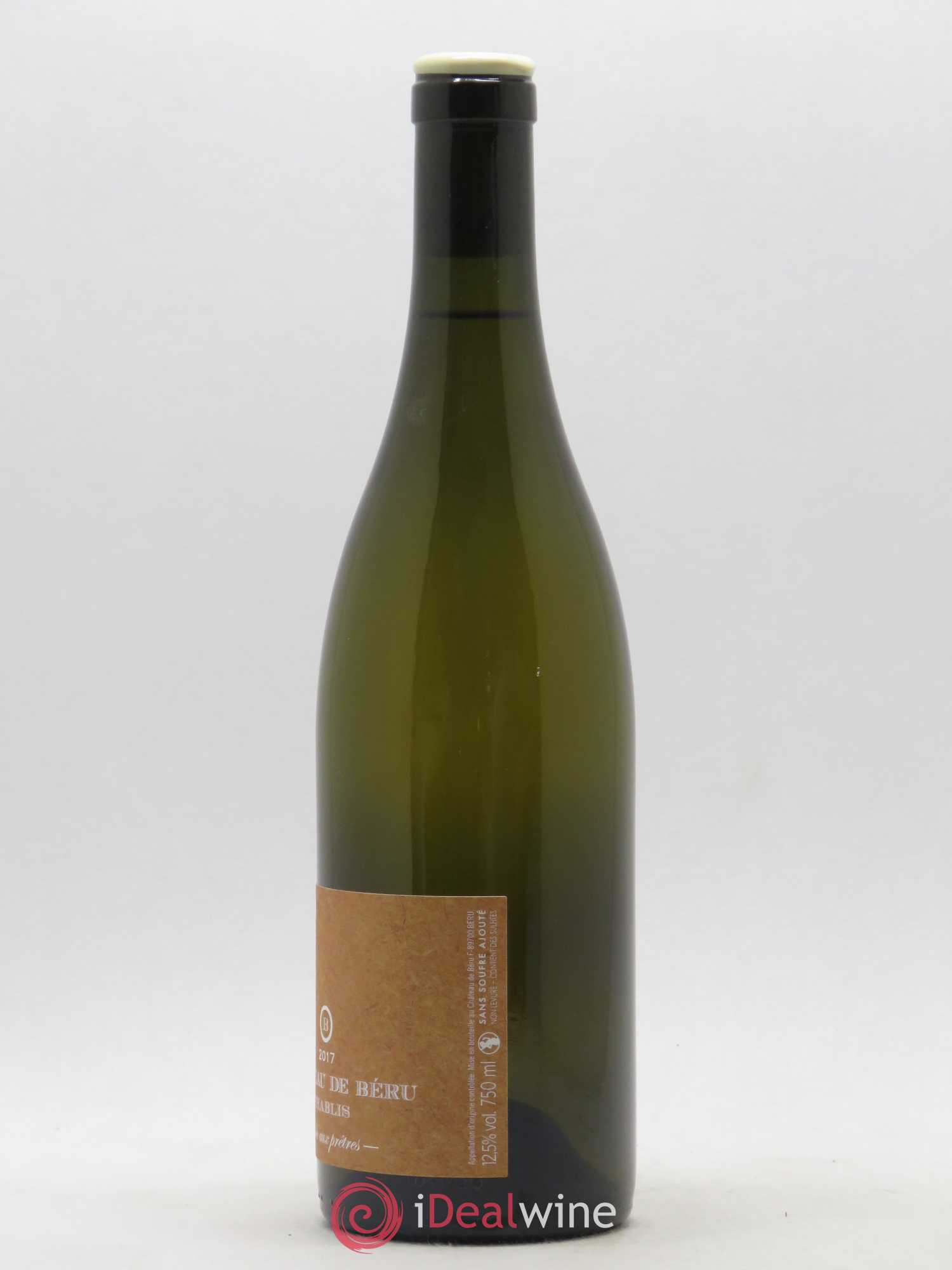 Chablis La Côte aux Prêtres Sans So2 Athenaïs de Beru 2017 - Posten von 1 Flasche - 1