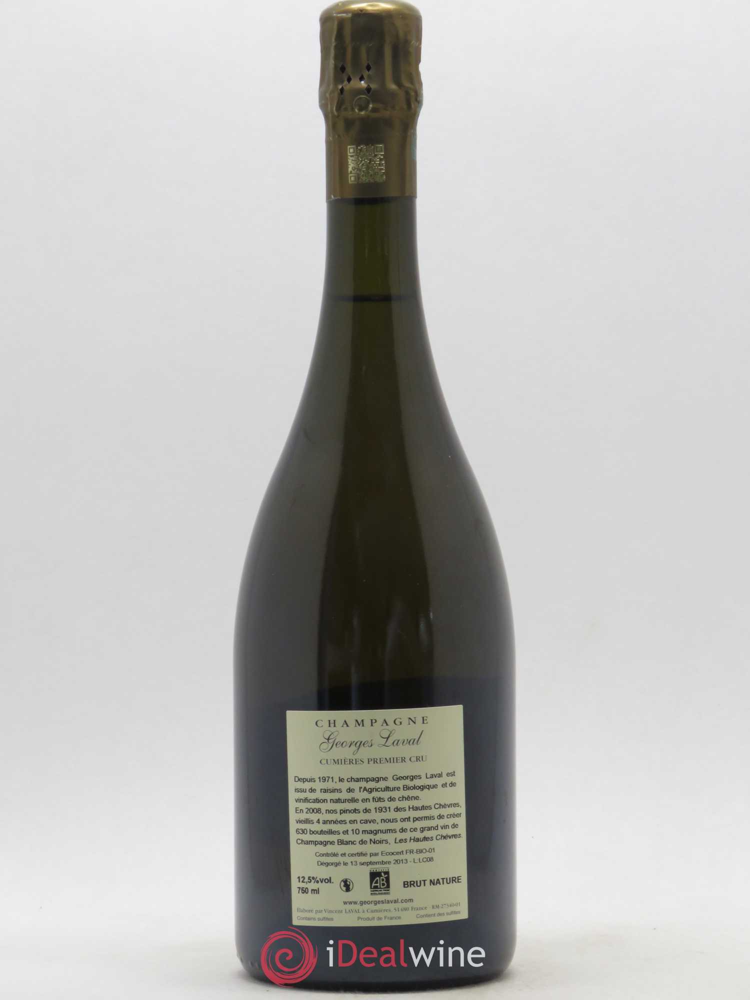 Champagne Cumières Premier Cru Domaine Laval Les Hautes chèvres 2008 - Posten von 1 Flasche - 1