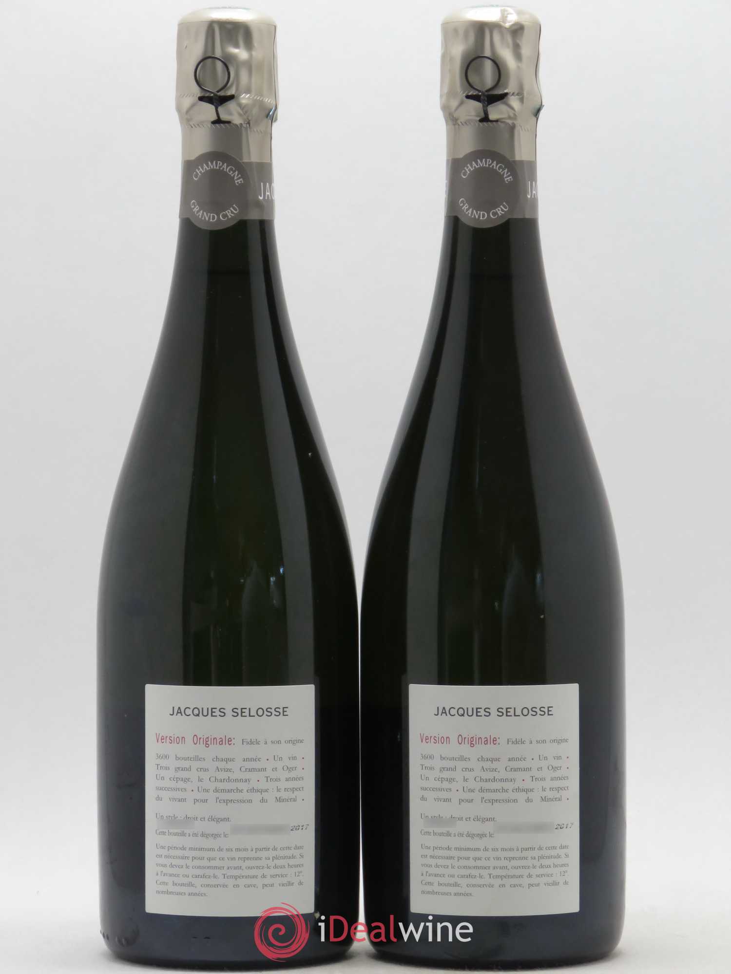 Version Originale Jacques Selosse - Lot de 2 bouteilles - 1