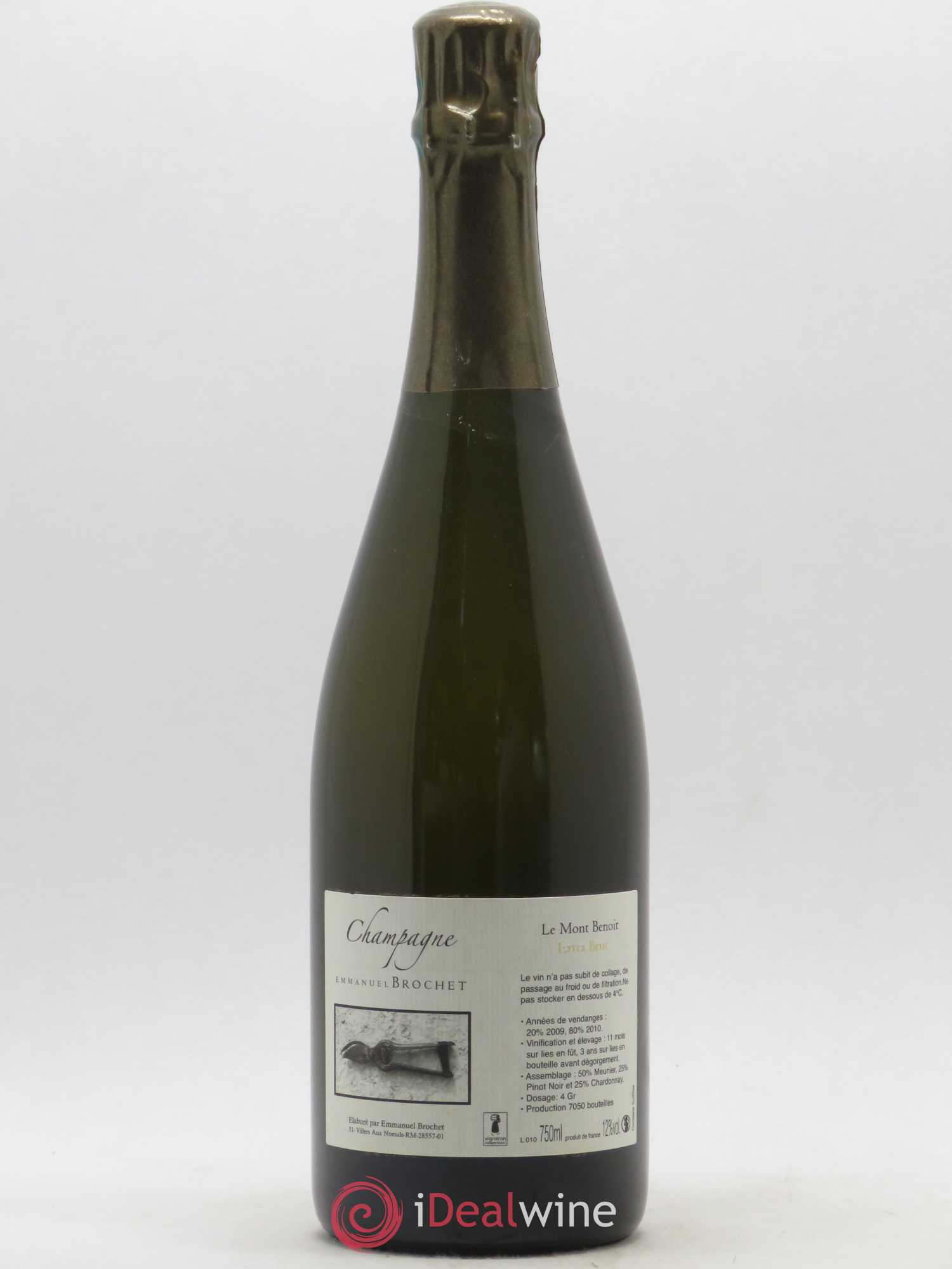 Champagne Mont Benoît Domaine Emmanuel Brochet - Posten von 1 Flasche - 0