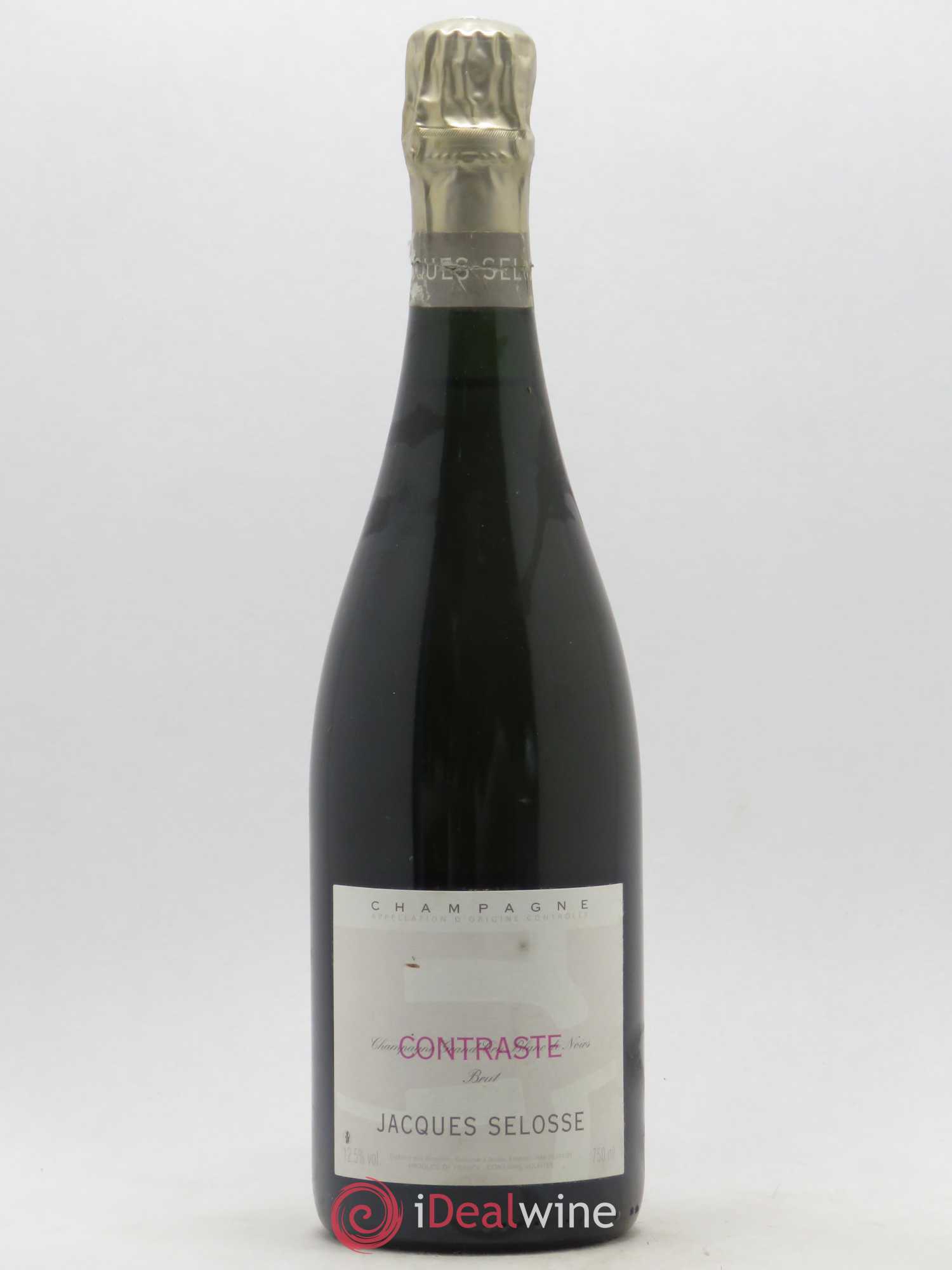 Contraste Blanc de Noirs Grand Cru Brut Jacques Selosse - Lot de 1 bouteille - 0
