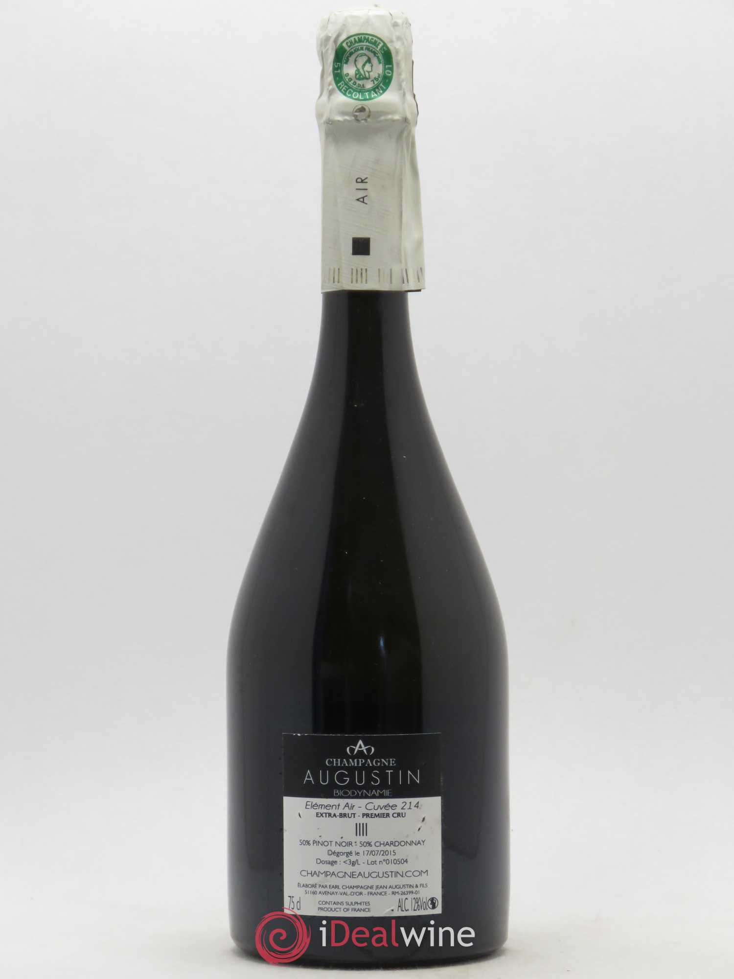 Champagne 1er Cru Element Air Cuvée 214 Extra Brut Domaine Augustin - Posten von 1 Flasche - 1