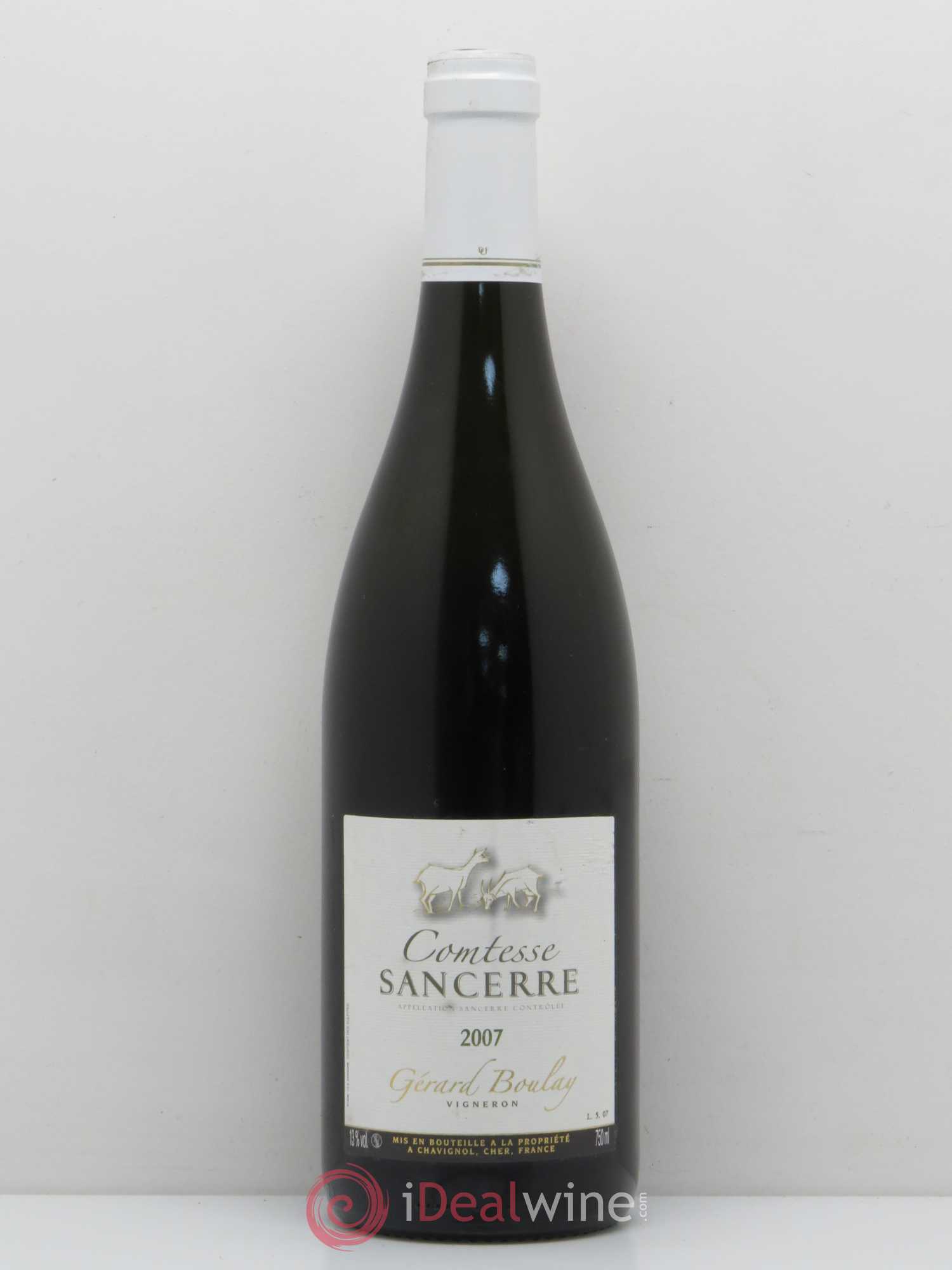 Sancerre Comtesse Gérard Boulay 2007 - Lot de 1 bouteille - 0