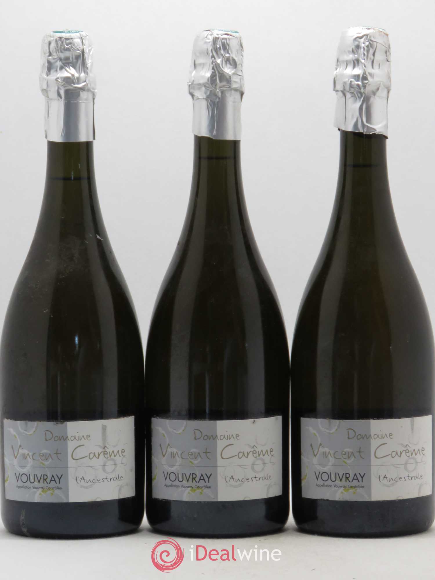Vouvray Plaisir ancestral Brut Nature Domaine Vincent Carême 2011 - Lot de 3 bouteilles - 0