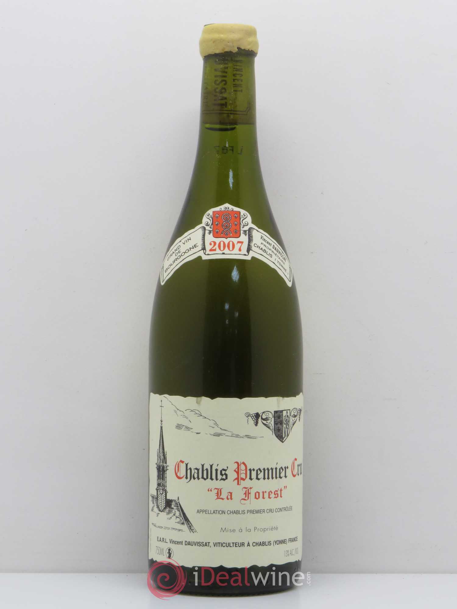 Chablis 1er Cru La Forest Vincent Dauvissat (Domaine) 2007 - Lot de 1 bouteille - 0