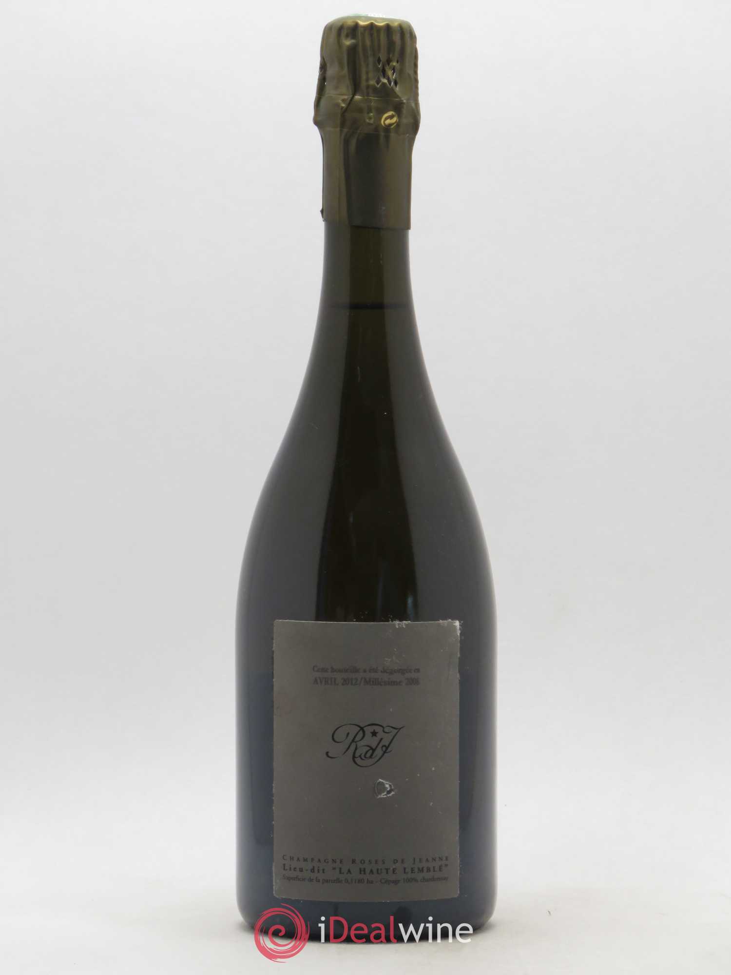 Roses de Jeanne La Haute-Lemblé Cédric Bouchard 2008 - Lot de 1 bouteille - 1
