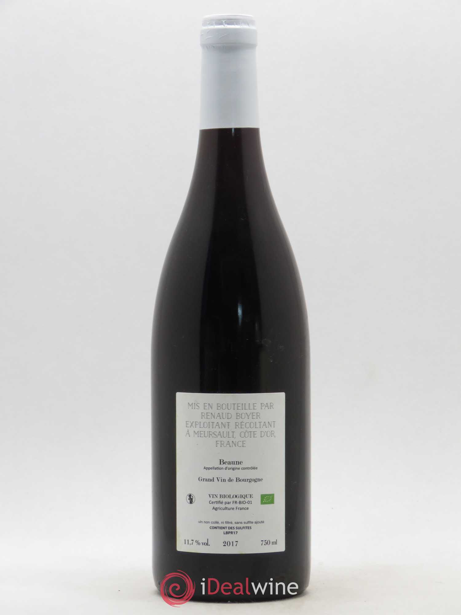 Beaune Les Prévolles Renaud Boyer 2017 - Posten von 1 Flasche - 1
