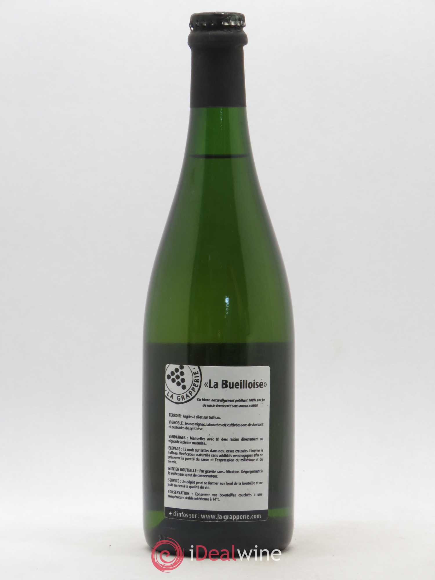 Vin de France La Bueilloise Pet Nat La Grapperie - Lot de 1 bouteille - 1