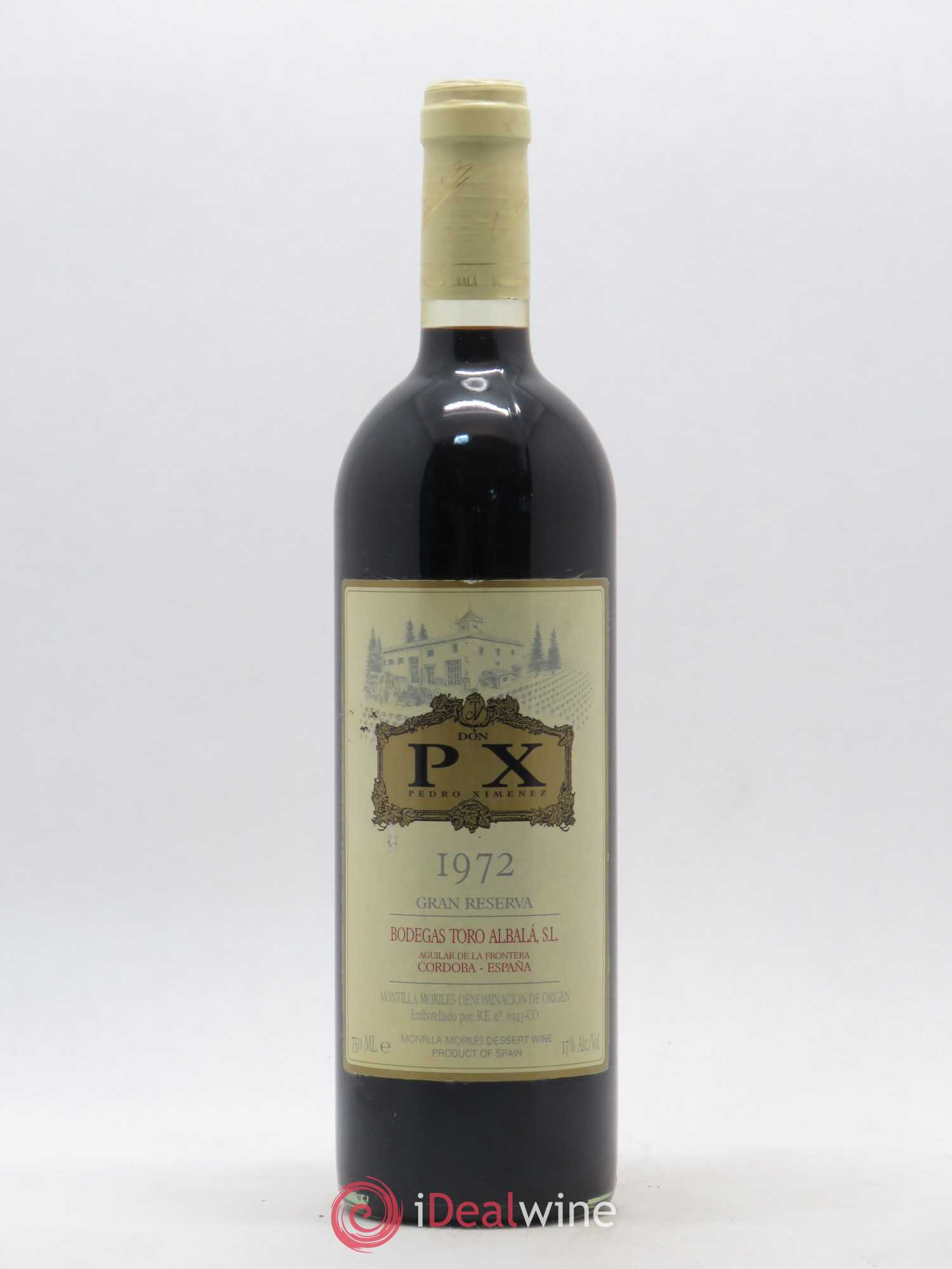 Montilla Moriles Bodegas Toro Albala Don PX Gran Reserva 1972 - Lot de 1 bouteille - 0