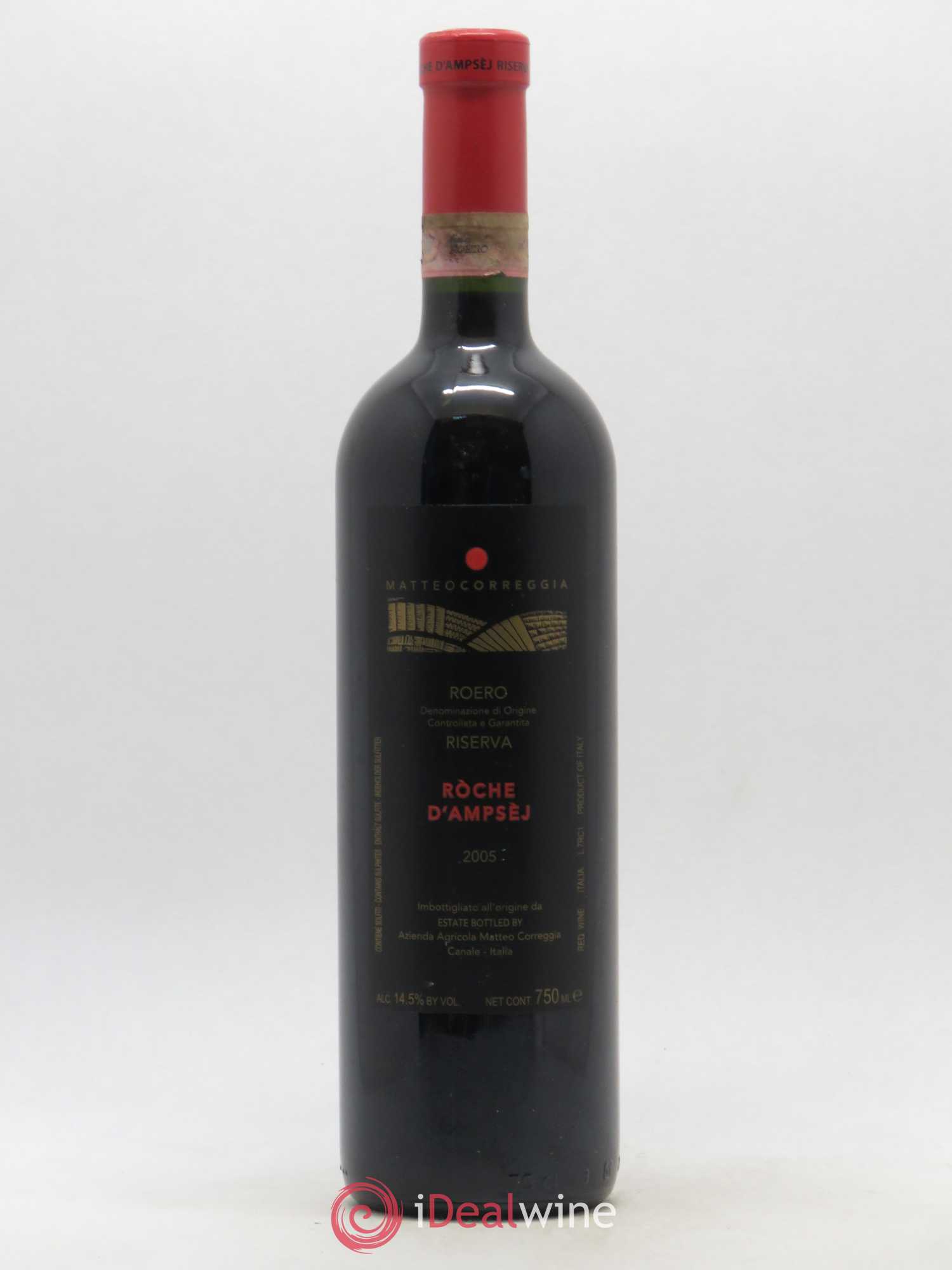 Roero DOCG Matteo Correggia Roche d'Ampsej Riserva 2005 - Lot de 1 bouteille - 0