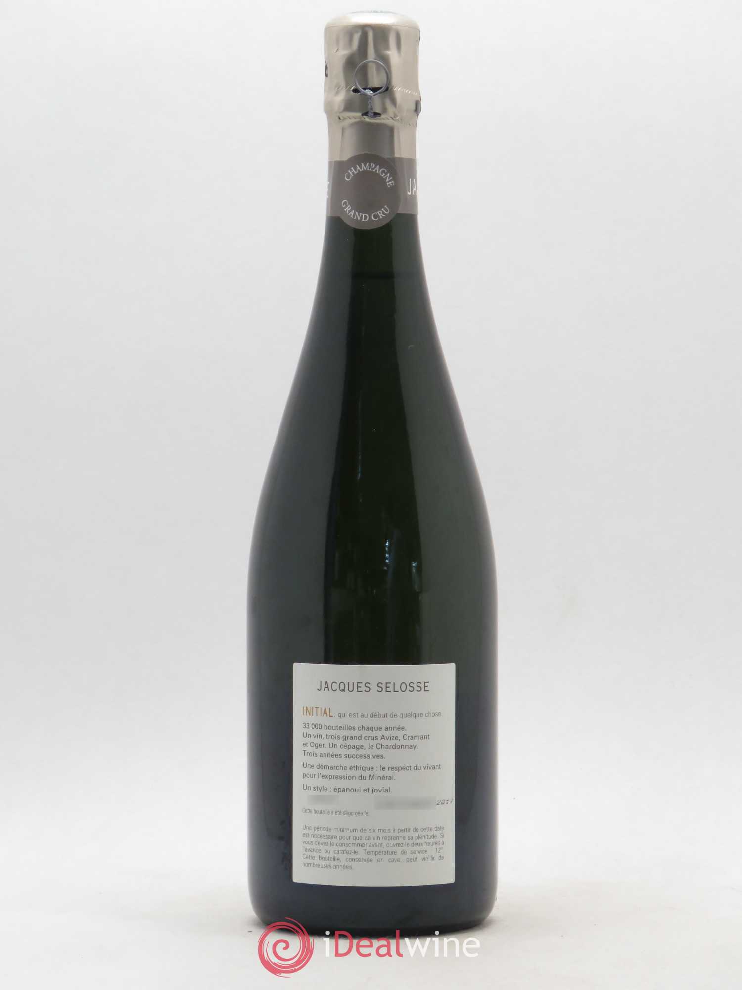 Initial Brut Jacques Selosse Blanc de blancs - Lot de 1 bouteille - 1