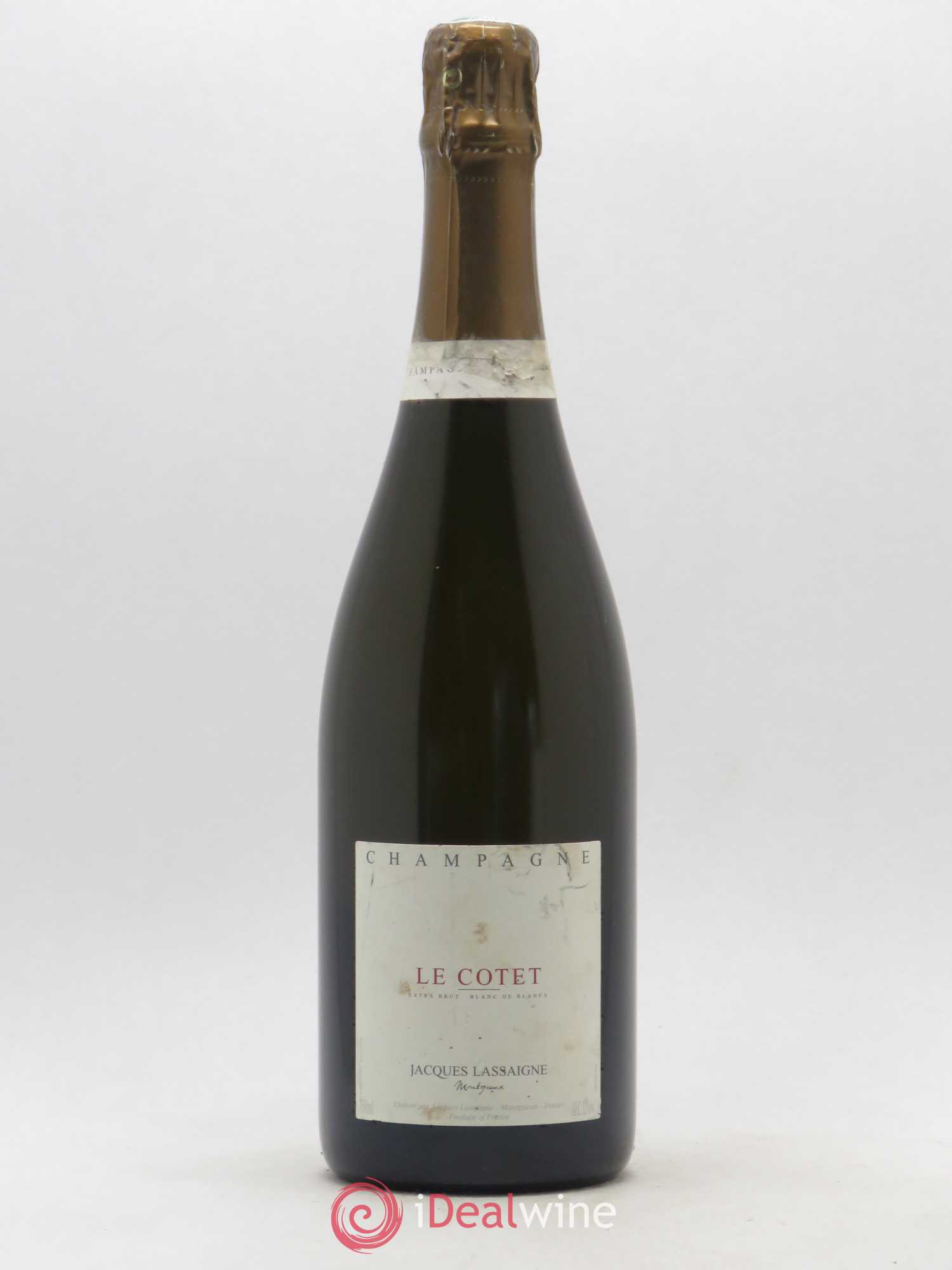 Le Cotet Extra-Brut Jacques Lassaigne Blanc de Blancs - Lot de 1 bouteille - 0