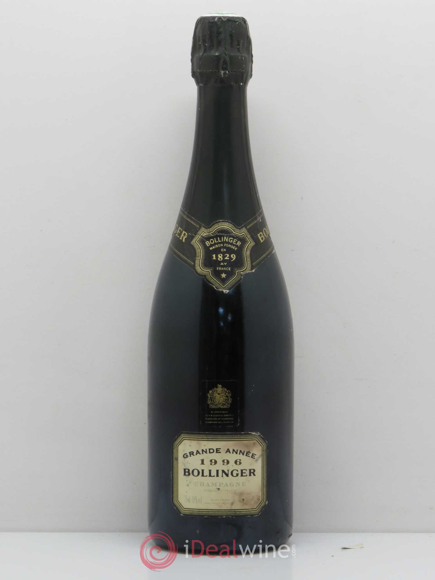 La Grande Année Brut Bollinger 1996 - Lot de 1 bouteille - 0