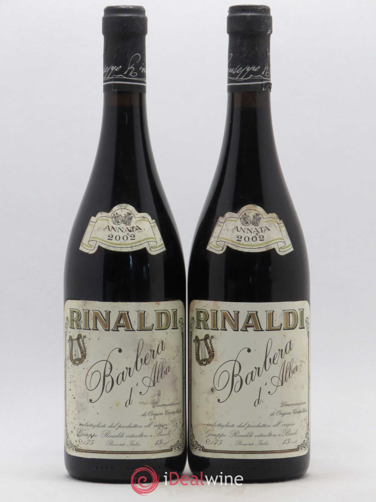 Barbera d'Alba Giuseppe Rinaldi 2002 - Posten von 2 Flaschen - 0