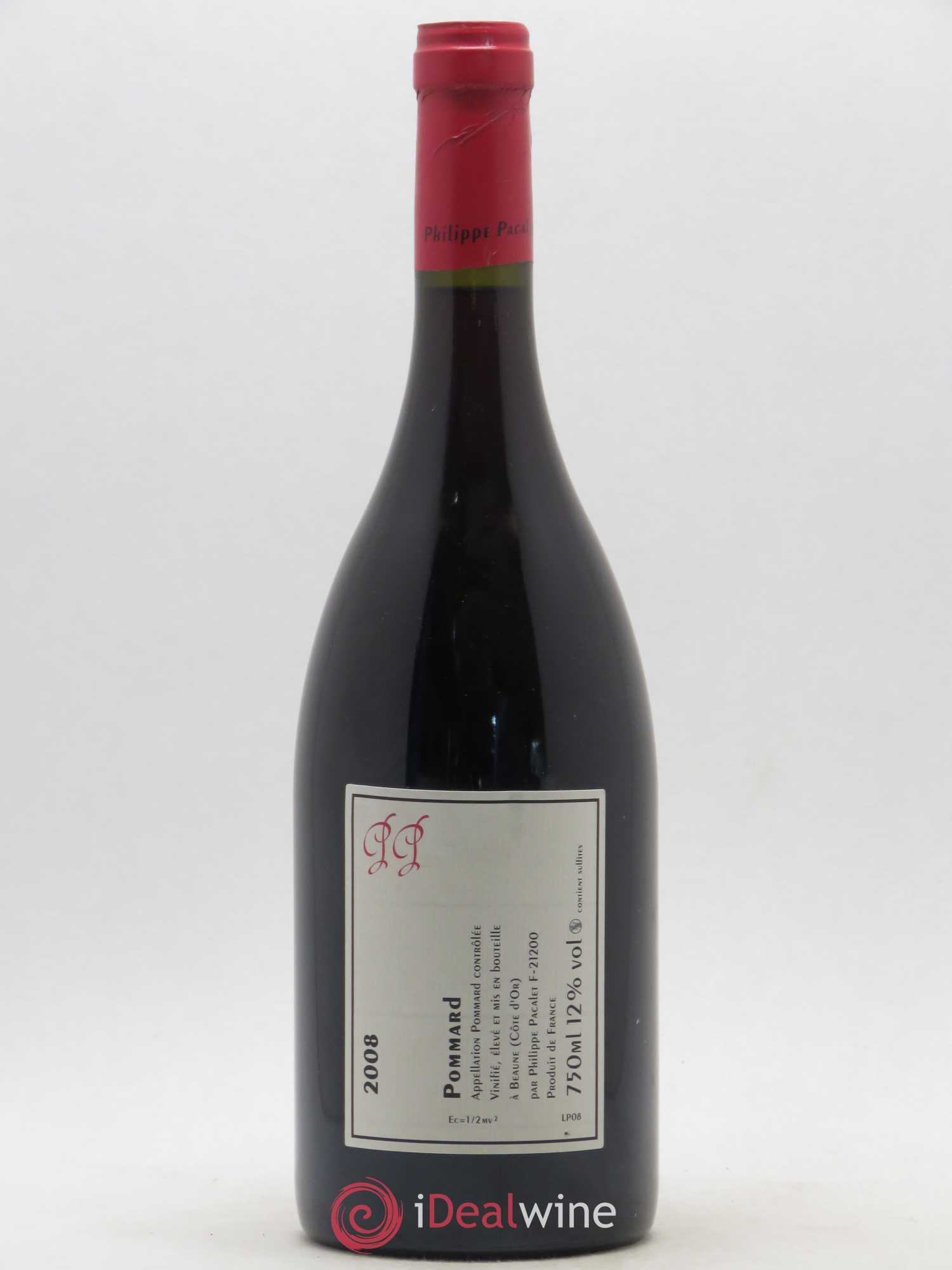 Pommard Philippe Pacalet 2008 - Lot de 1 bouteille - 1