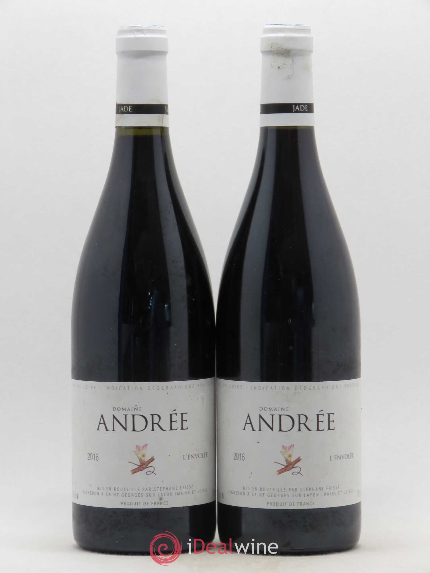 Val de Loire IGP L'Envolée Domaine Andrée 2016 - Posten von 2 Flaschen - 0