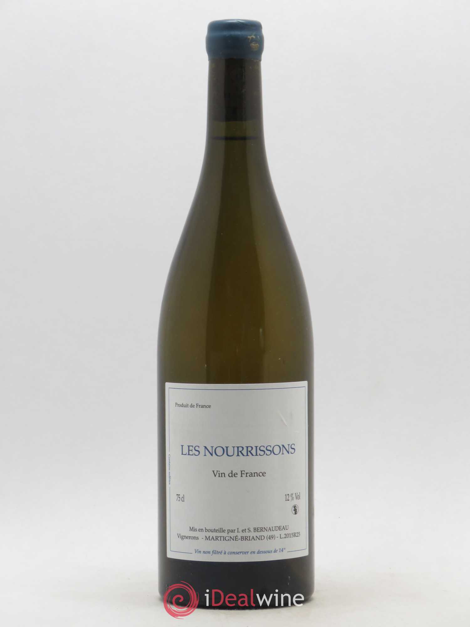 Vin de France Les Nourrissons Stéphane Bernaudeau 2015 - Lot de 1 bouteille - 0