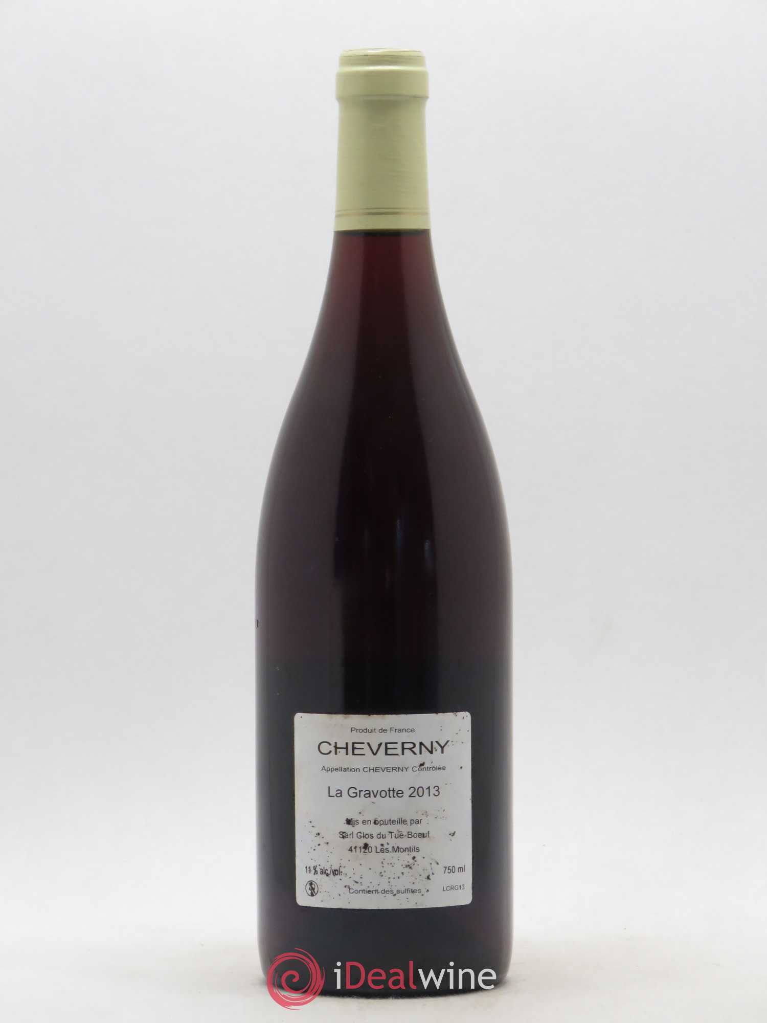 Cheverny La Gravotte Clos du Tue-Boeuf 2013 - Lot de 1 bouteille - 1