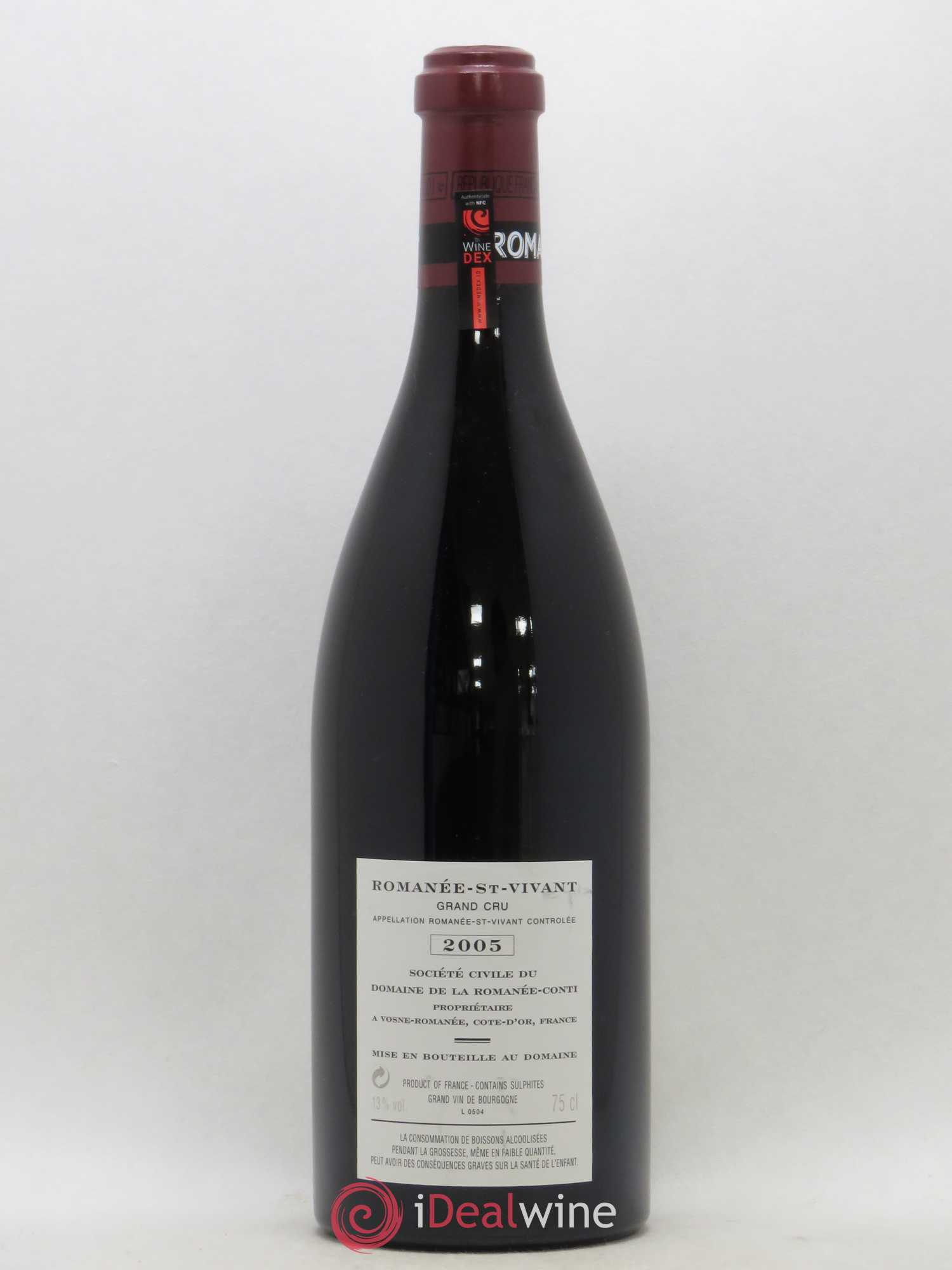 Romanée-Saint-Vivant Grand Cru Domaine de la Romanée-Conti 2005 - Lot de 1 bouteille - 1