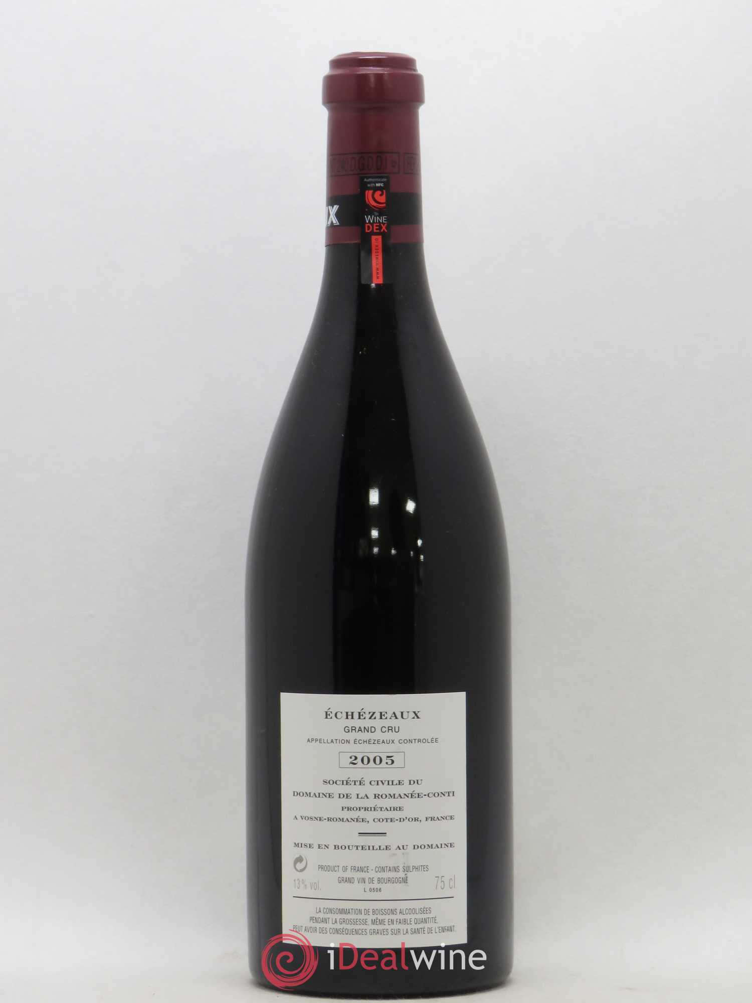 Echezeaux Grand Cru Domaine de la Romanée-Conti 2005 - Lot de 1 bouteille - 1