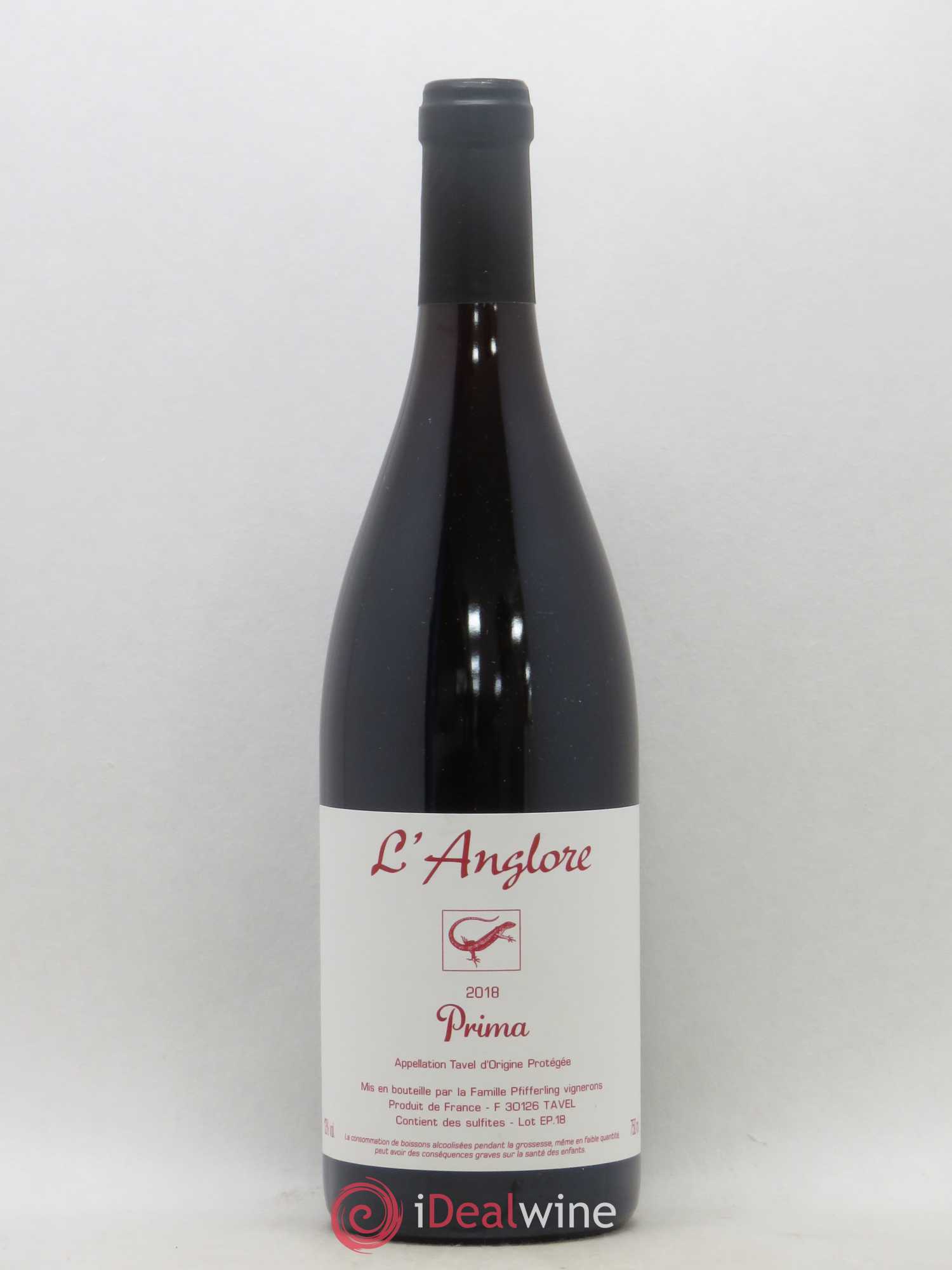 Tavel Prima L'Anglore 2018 - Lot de 1 bouteille - 0