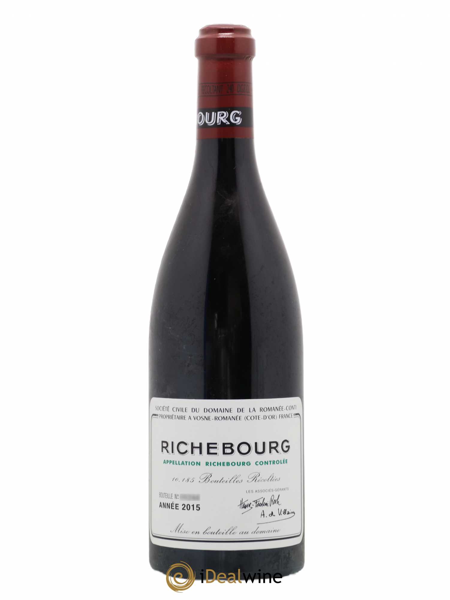 Richebourg Grand Cru Domaine de la Romanée-Conti 2015 - Lot de 1 bouteille - 0
