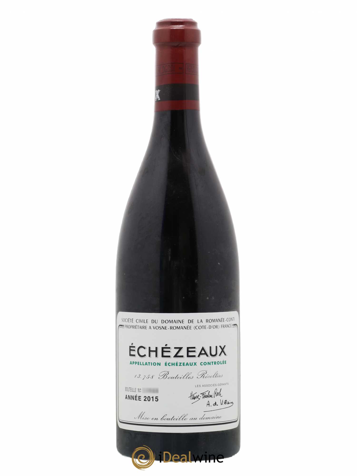 Echezeaux Grand Cru Domaine de la Romanée-Conti 2015 - Lot de 1 bouteille - 0