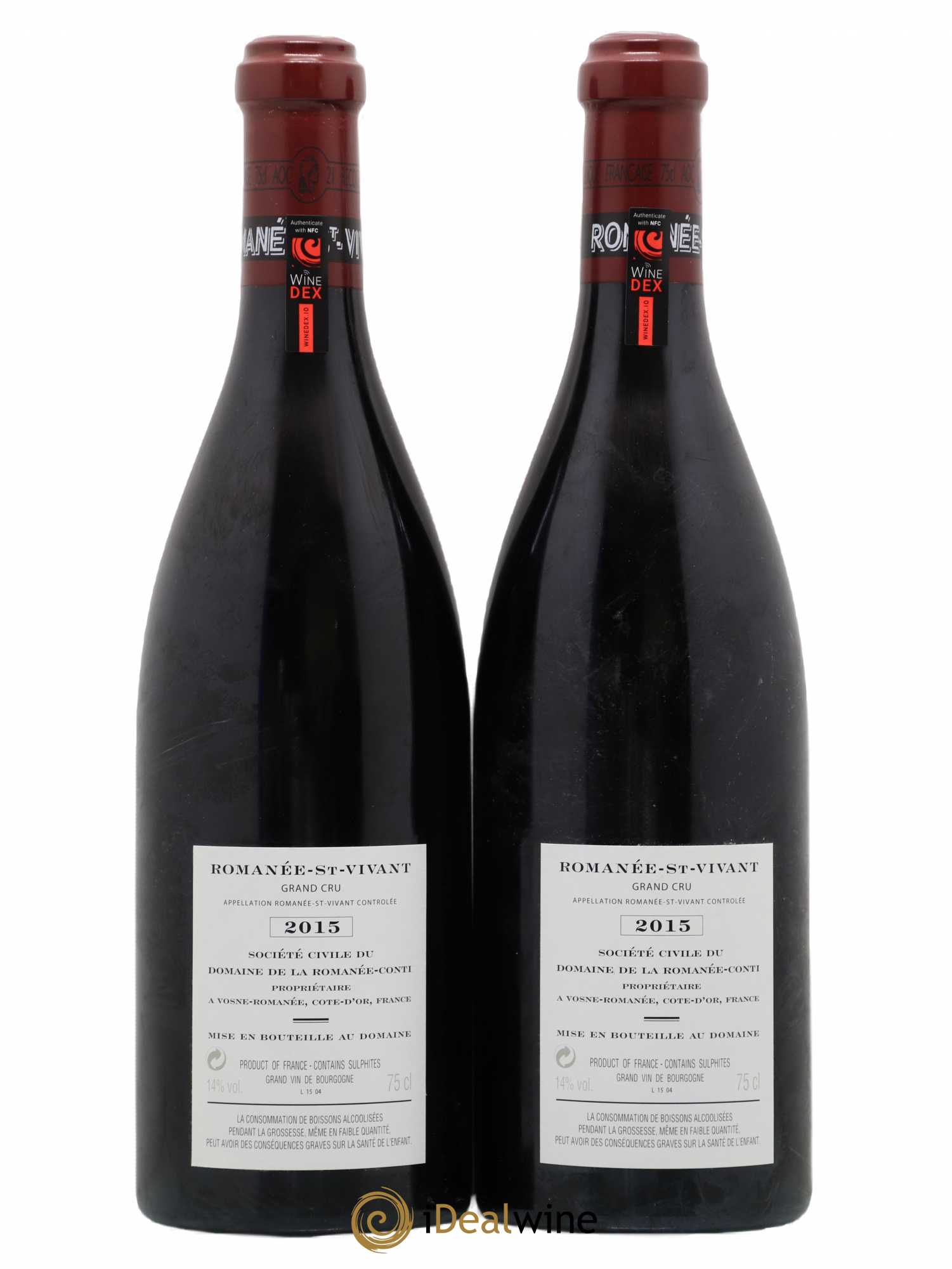 Romanée-Saint-Vivant Grand Cru Domaine de la Romanée-Conti 2015 - Lot de 2 bouteilles - 1