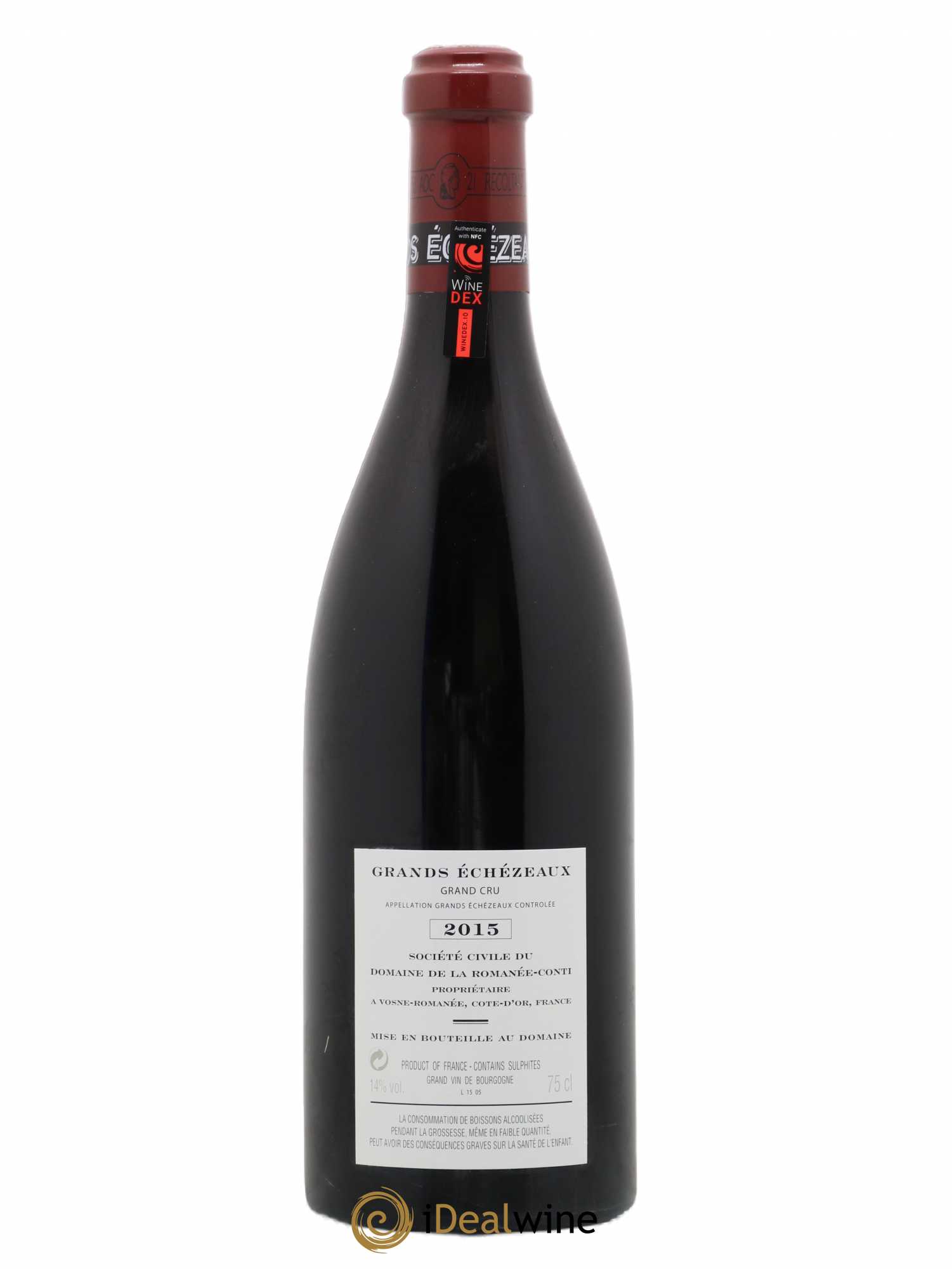 Grands-Echezeaux Grand Cru Domaine de la Romanée-Conti 2015 - Lotto di 1 bottiglia - 1