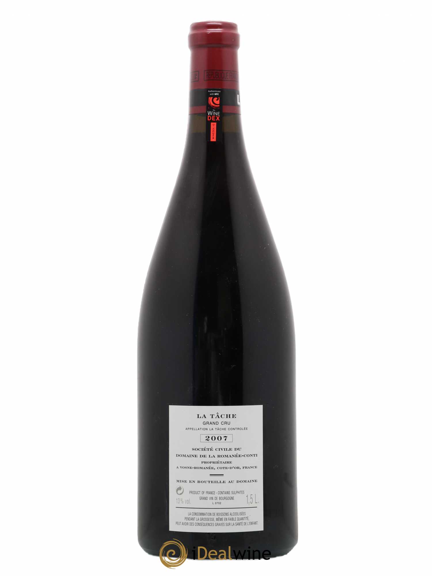 La Tâche Grand Cru Domaine de la Romanée-Conti 2007 - Lot de 1 magnum - 1
