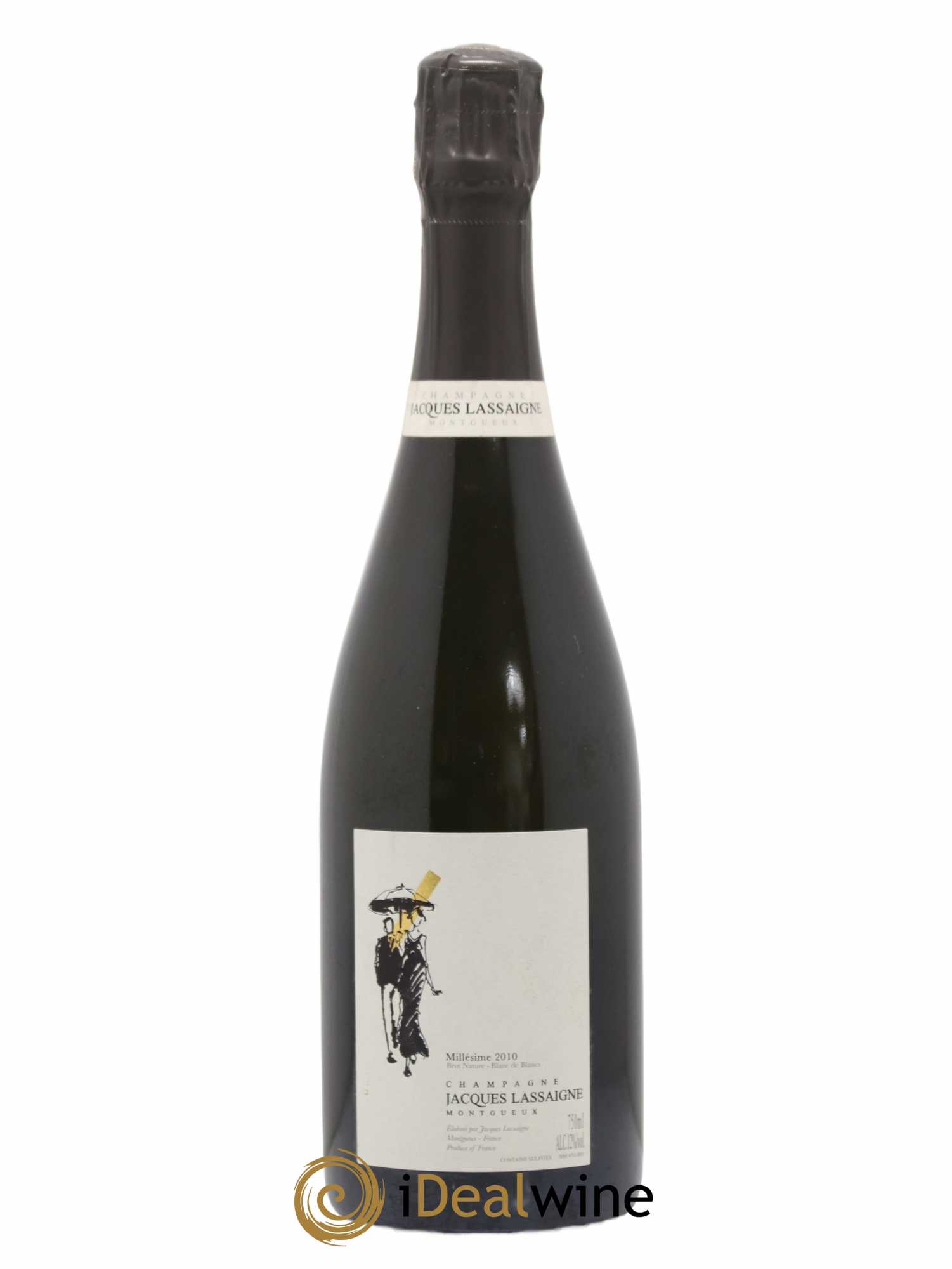 Champagne Extra brut Millésimé Jacques Lassaigne 2010 - Lot de 1 bouteille - 0