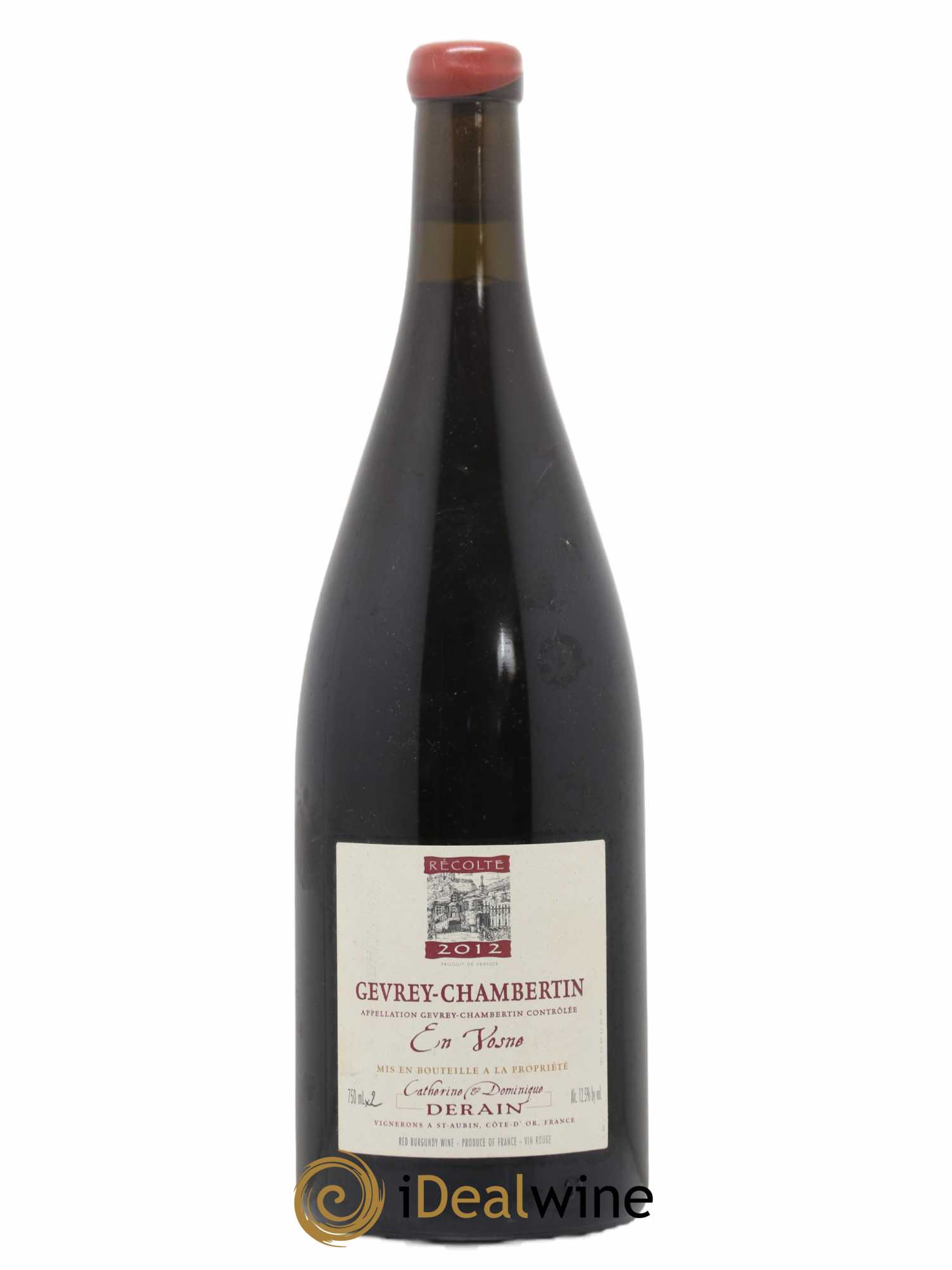 Gevrey-Chambertin En Vosne Catherine et Dominique Derain 2012 - Lot de 1 magnum - 0