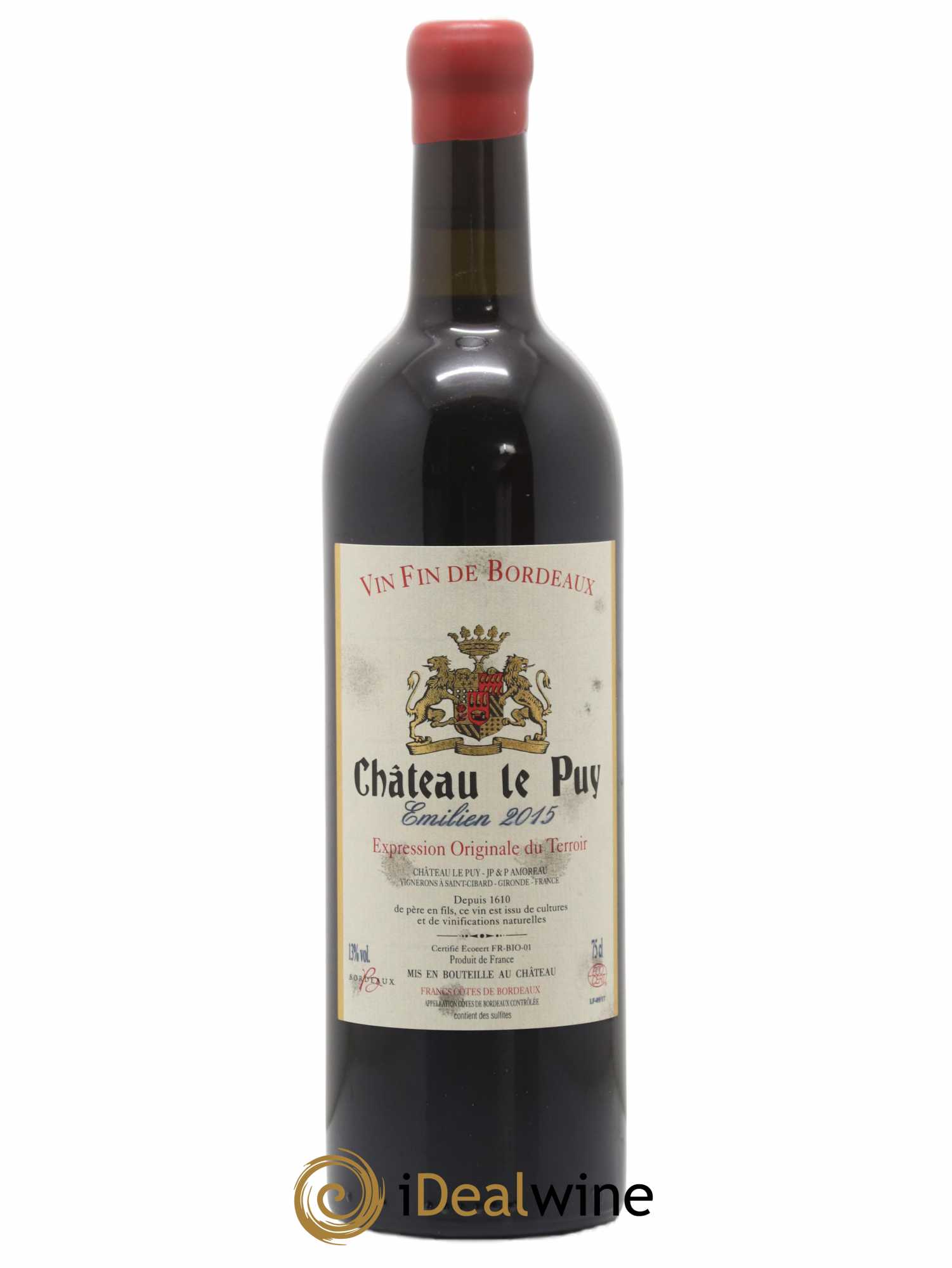 Le Puy - Cuvée Emilien 2015 - Lot de 1 bouteille - 0