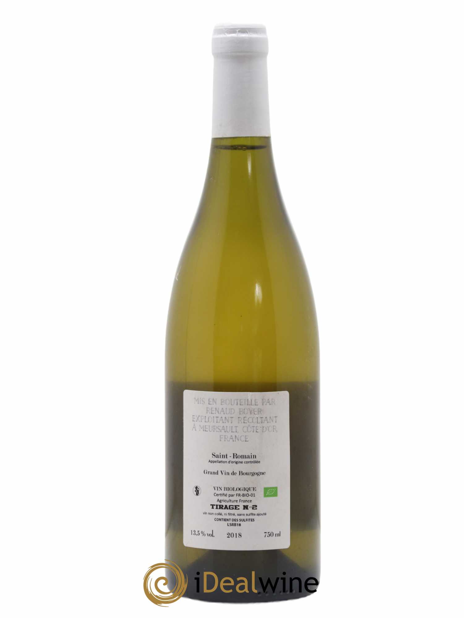 Saint-Romain Renaud Boyer Deuxieme mise 2018 - Posten von 1 Flasche - 1