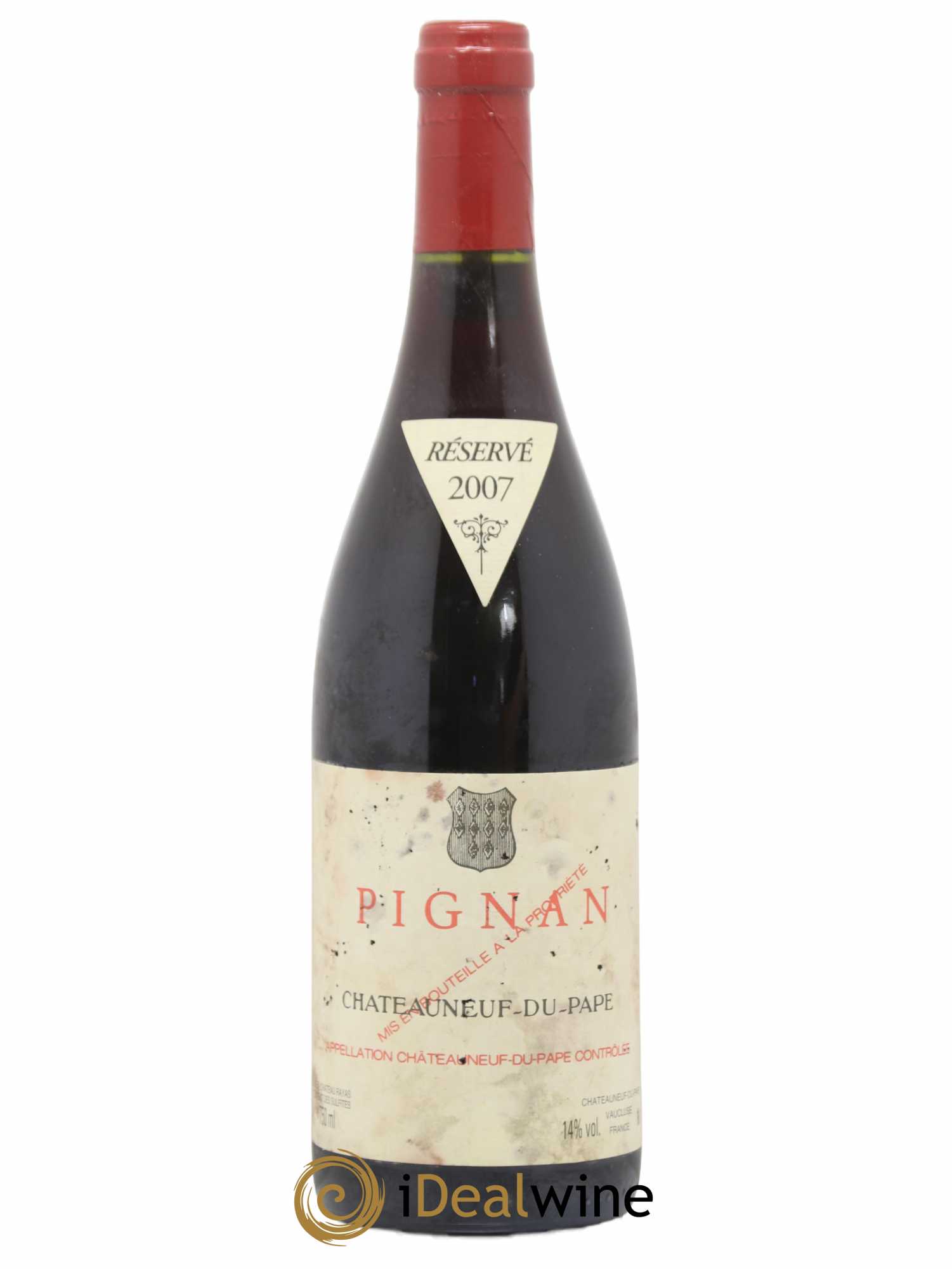 Châteauneuf-du-Pape Domaine de Pignan (sans prix de réserve) 2007 - Lot de 1 bouteille - 0