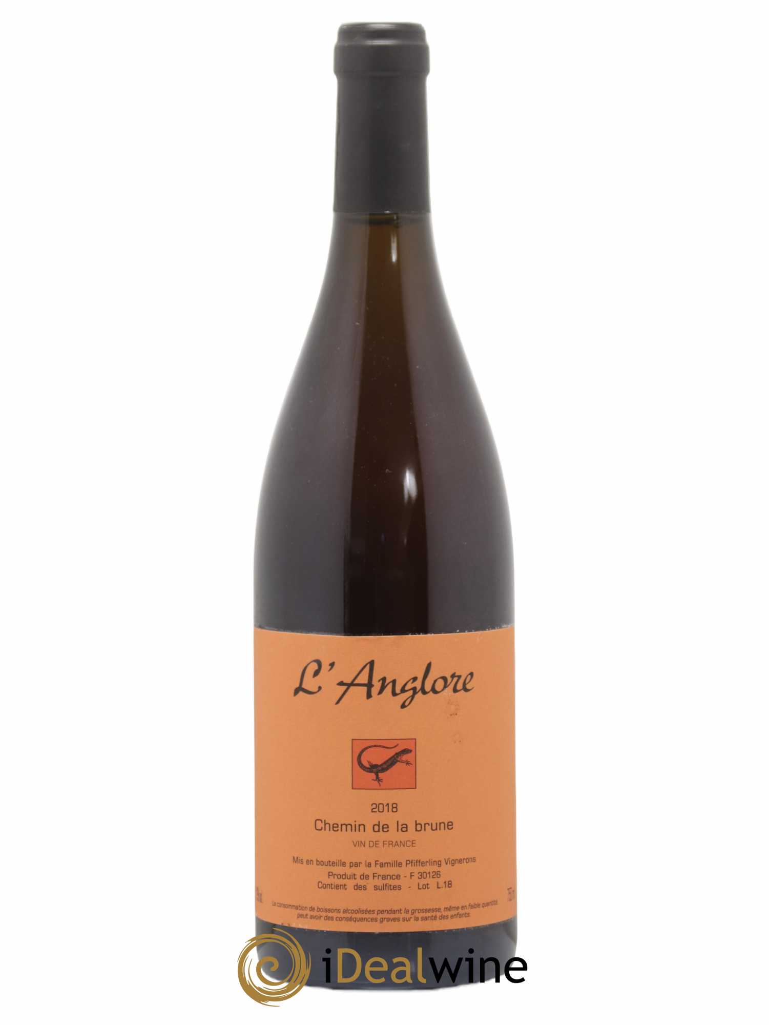 Vin de France Chemin de la brune L'Anglore 2018 - Lot de 1 bouteille - 0