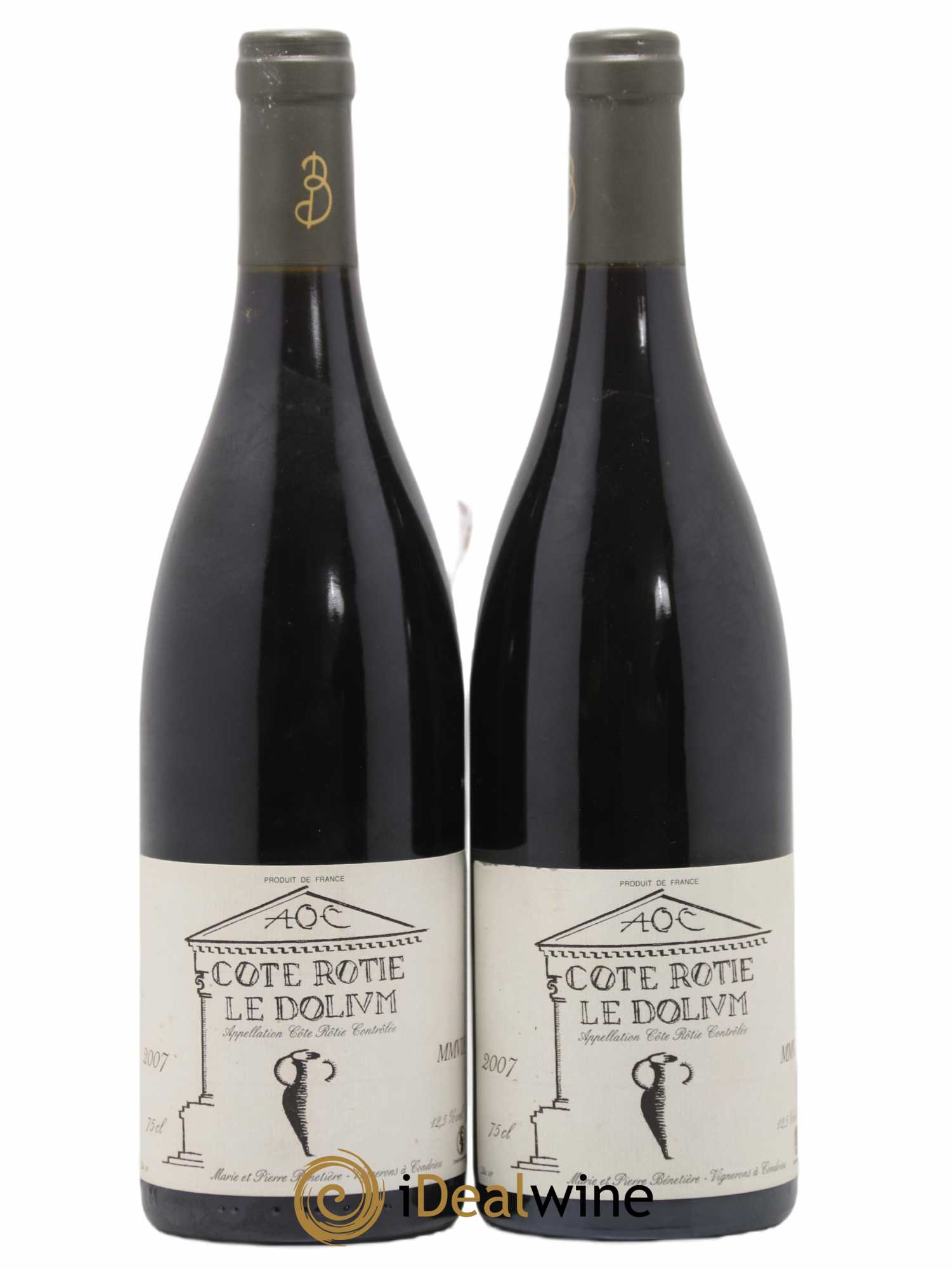 Côte-Rôtie Le Dolium Marie et Pierre Bénetière (Domaine) 2007 - Lot de 2 bouteilles - 0