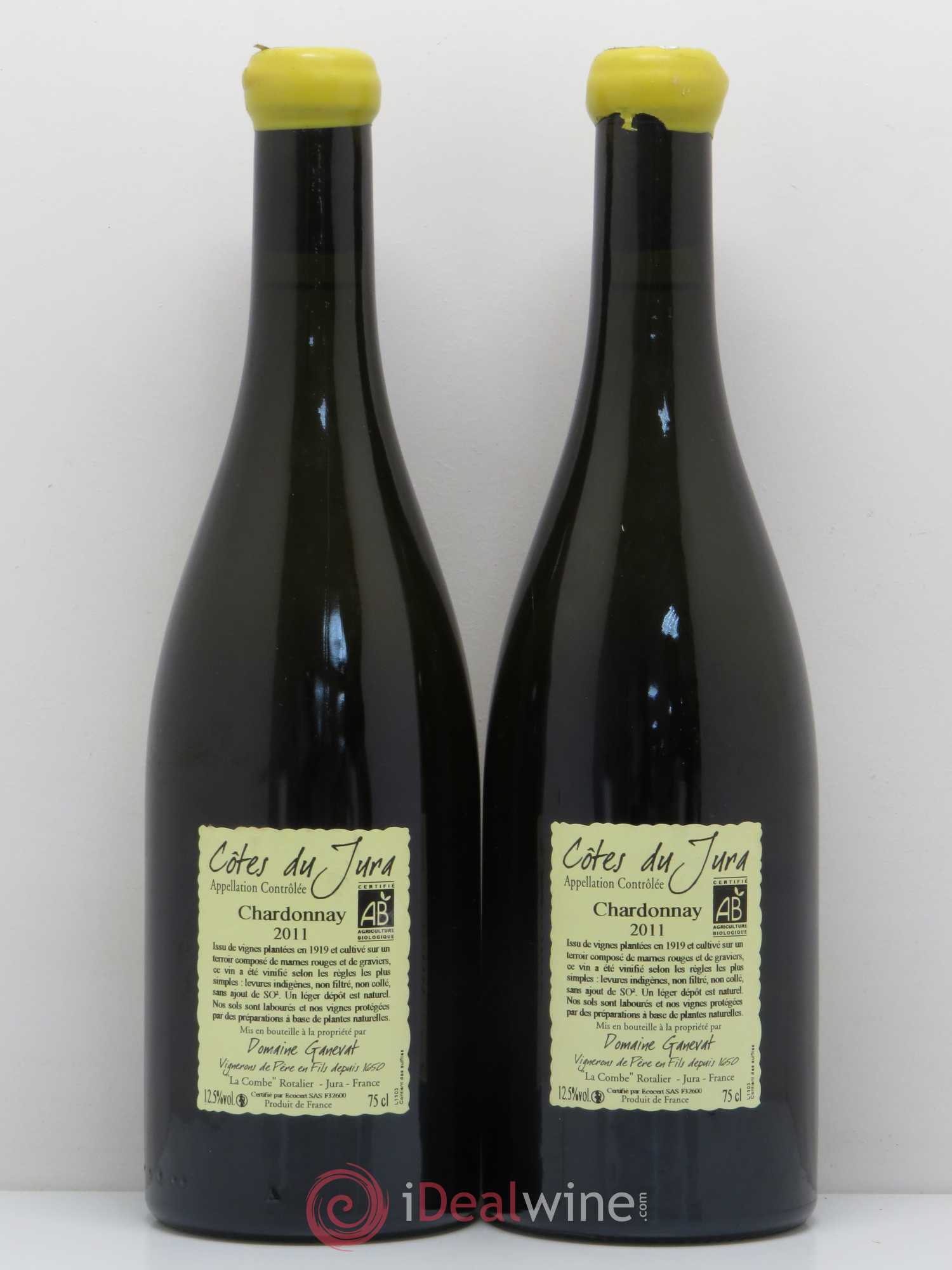 Côtes du Jura Les Grands Teppes Vieilles Vignes Jean-François Ganevat (Domaine) 2011 - Lot de 2 bouteilles - 1