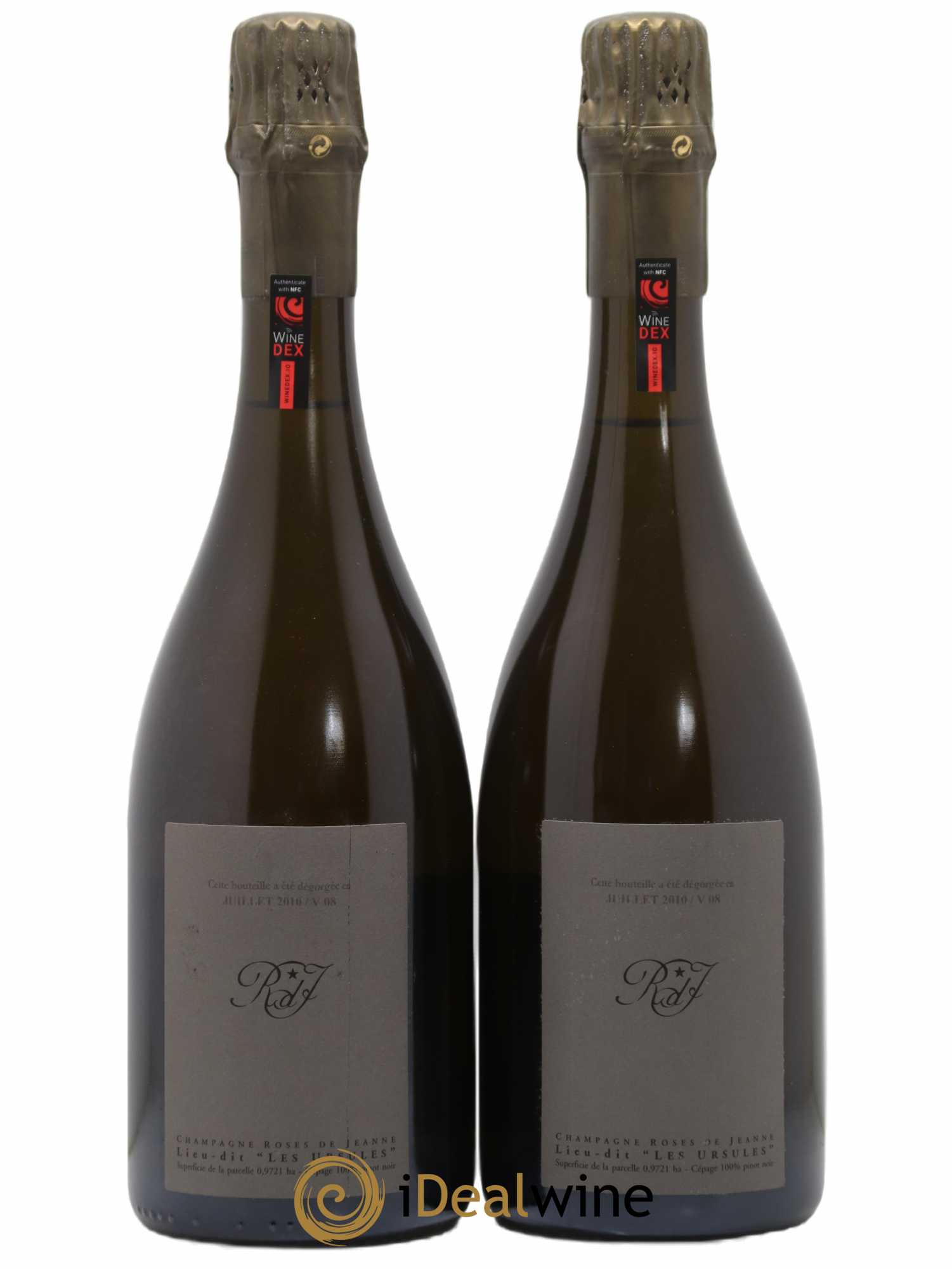 Roses de Jeanne Les Ursules Blanc de Noirs Brut Cédric Bouchard 2008 - Lot de 2 bouteilles - 1