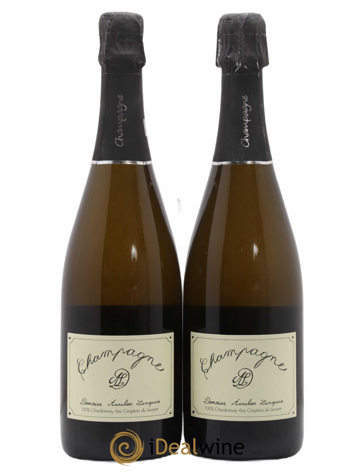 Champagne Chardonnay Les Crayères du Levant Aurélien Lurquin 2015 - Lot de 2 bouteilles - 0