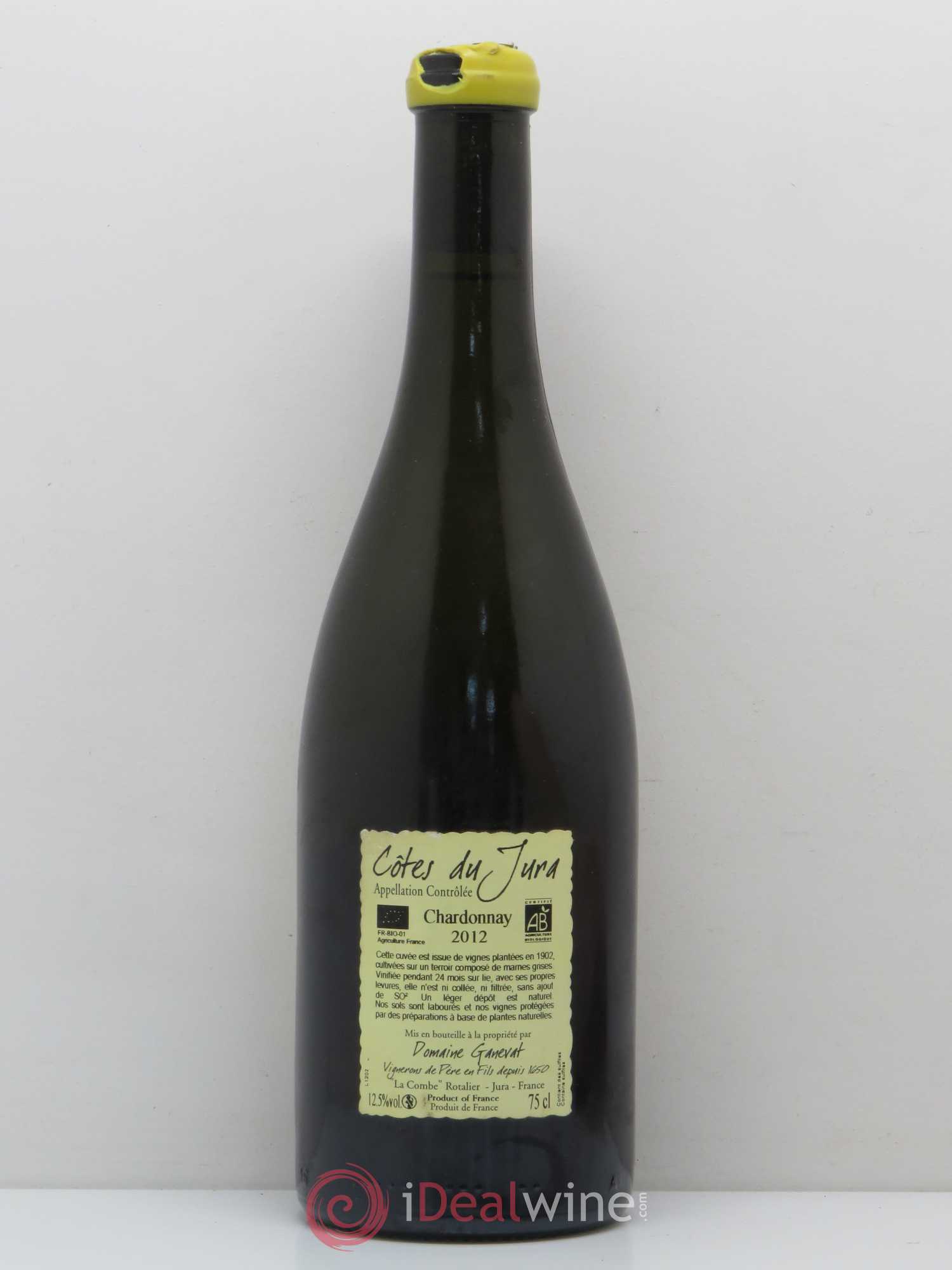 Côtes du Jura Les Chalasses Vieilles Vignes Jean-François Ganevat (Domaine) 2012 - Lot de 1 bouteille - 1
