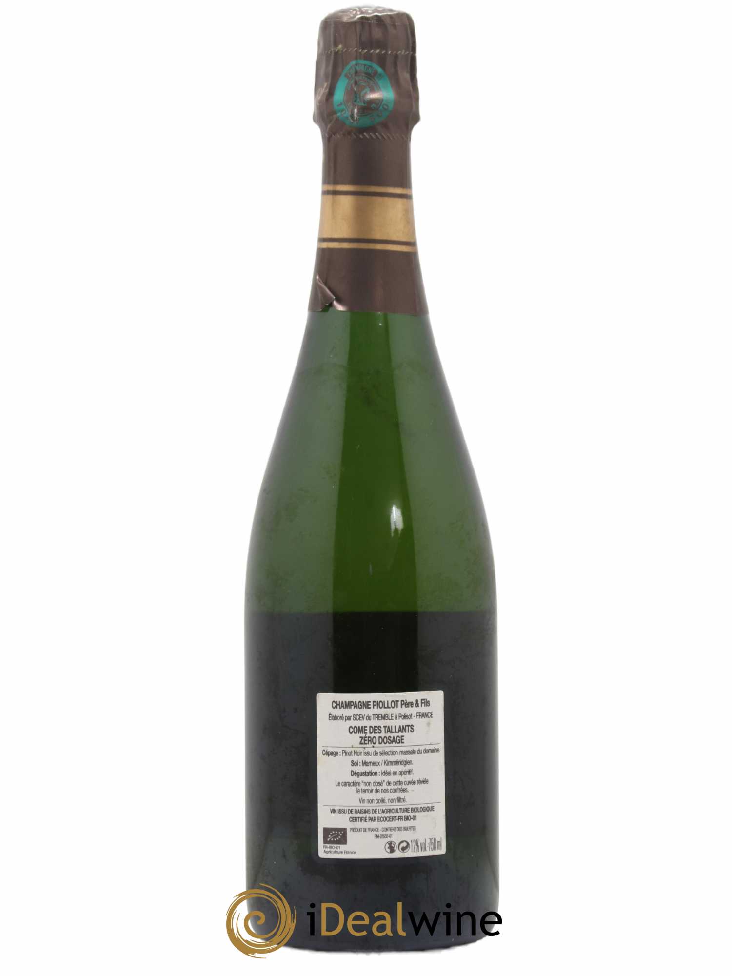 Champagne Come des Tallants Domaine Roland Piollot - Posten von 1 Flasche - 1