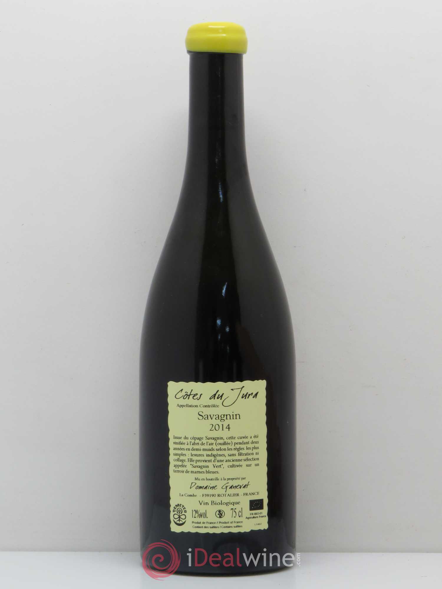 Côtes du Jura Les Chalasses Marnes Bleues Jean-François Ganevat (Domaine) 2014 - Lot de 1 bouteille - 1